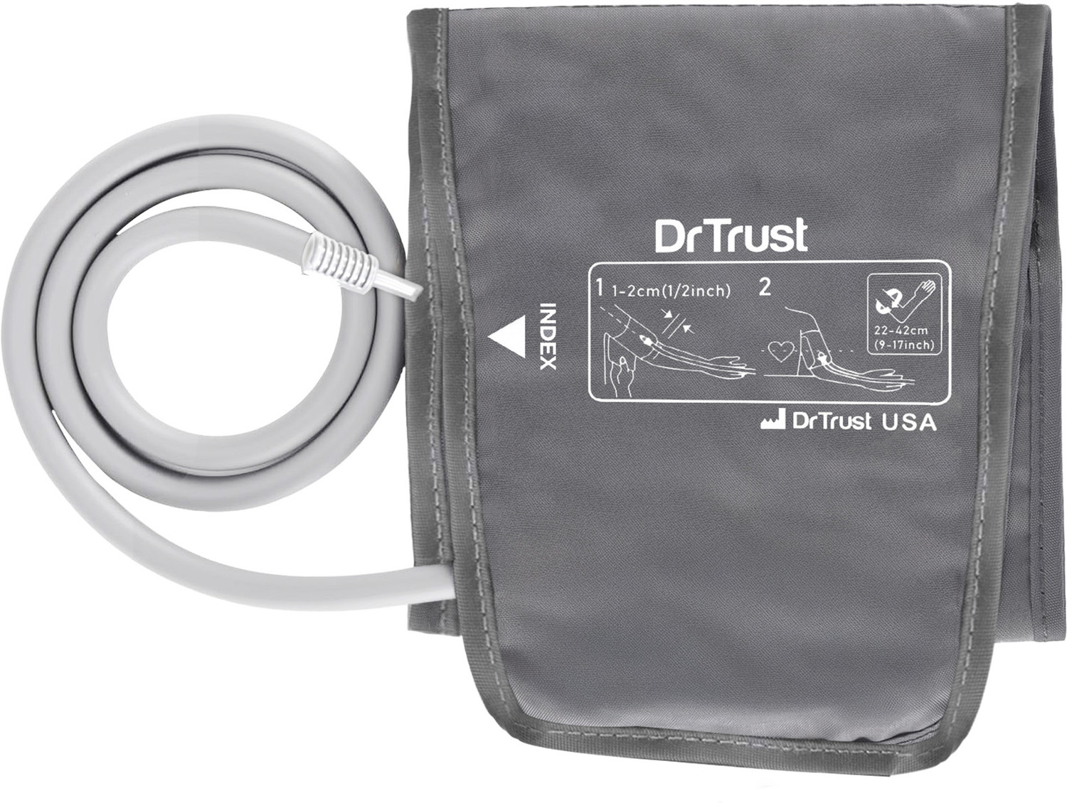 Image of Dr Trust USA Digital BP Machine Cuff 129 for Blood Pressure Measurement, Size(22-42 cm) Bp Monitor Cuff
