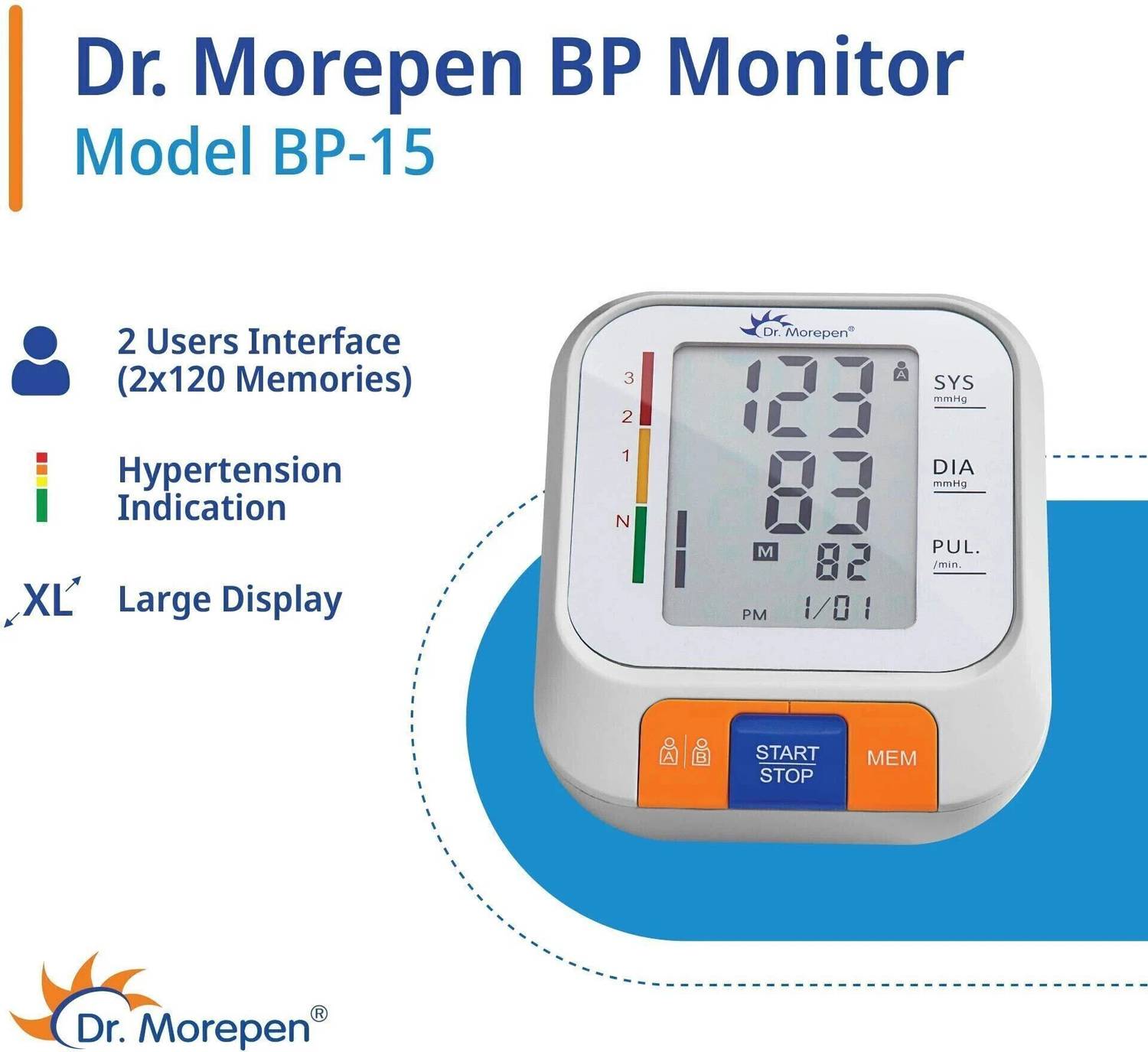 Dr. Morepen BP-15 BP Monitor - Image 2
