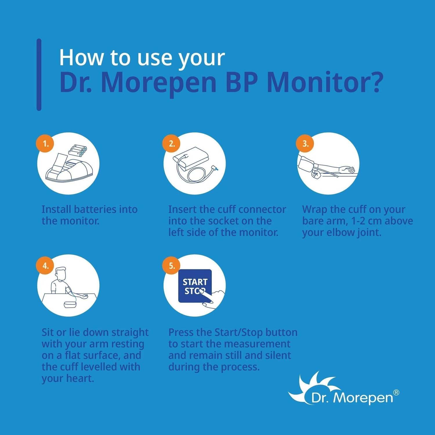Dr. Morepen BP-15 BP Monitor - Image 4