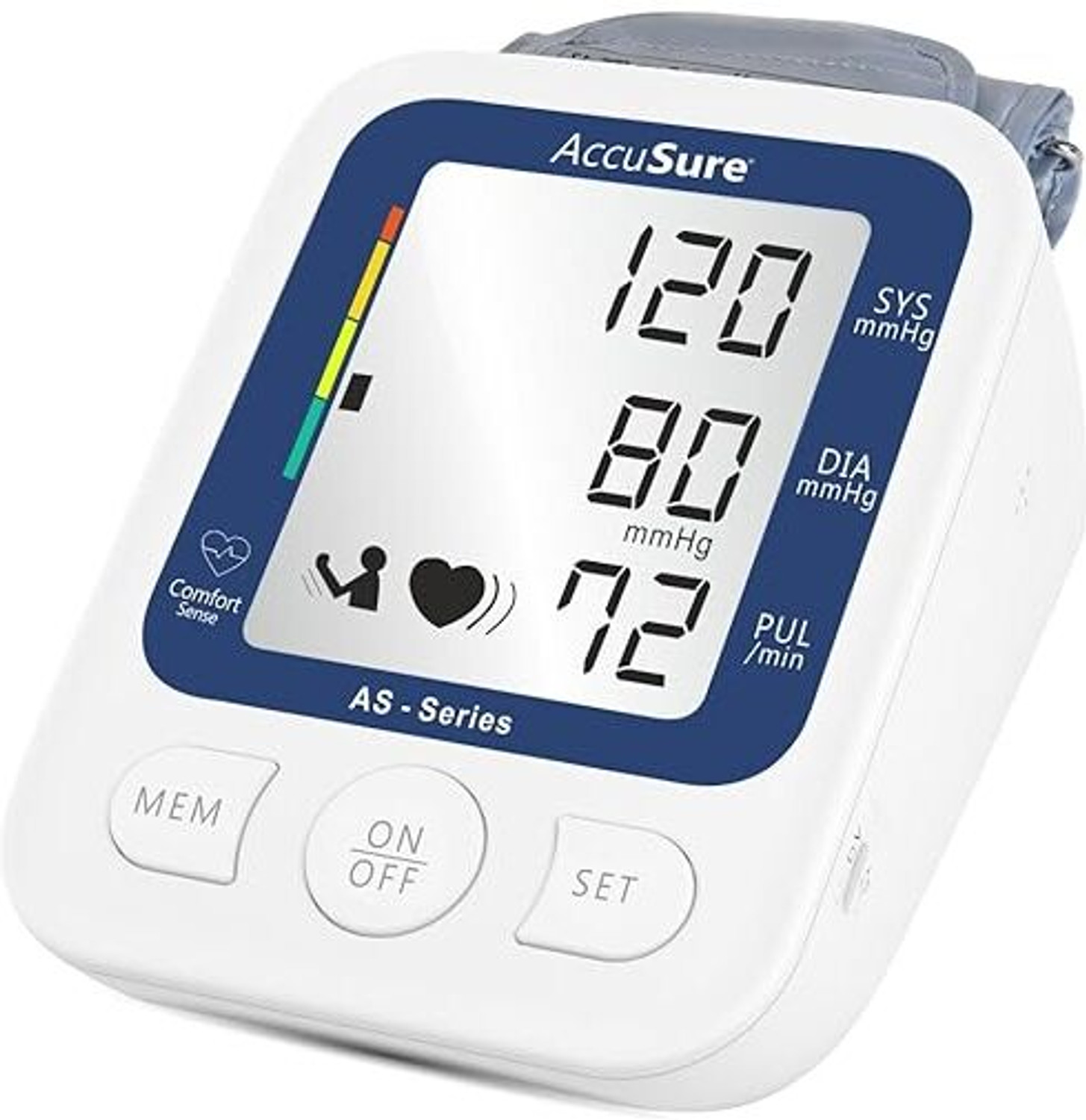 Image of AccuSure Simple Glucometer with 25 strips and Blood Pressure AS 5 year warranty Bp Monitor