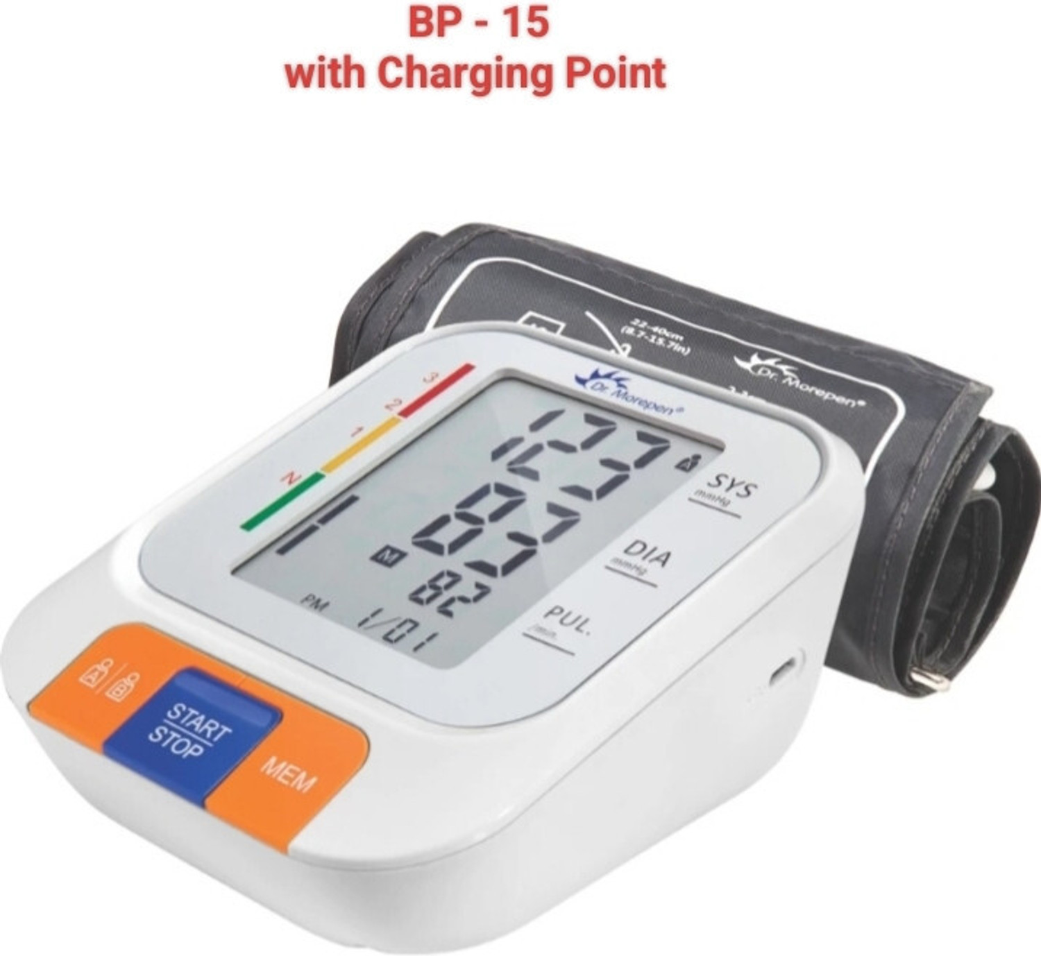 Image of Dr. Morepen BP-15 Fully Automatic Digital Blood Pressure Monitor Bp Monitor