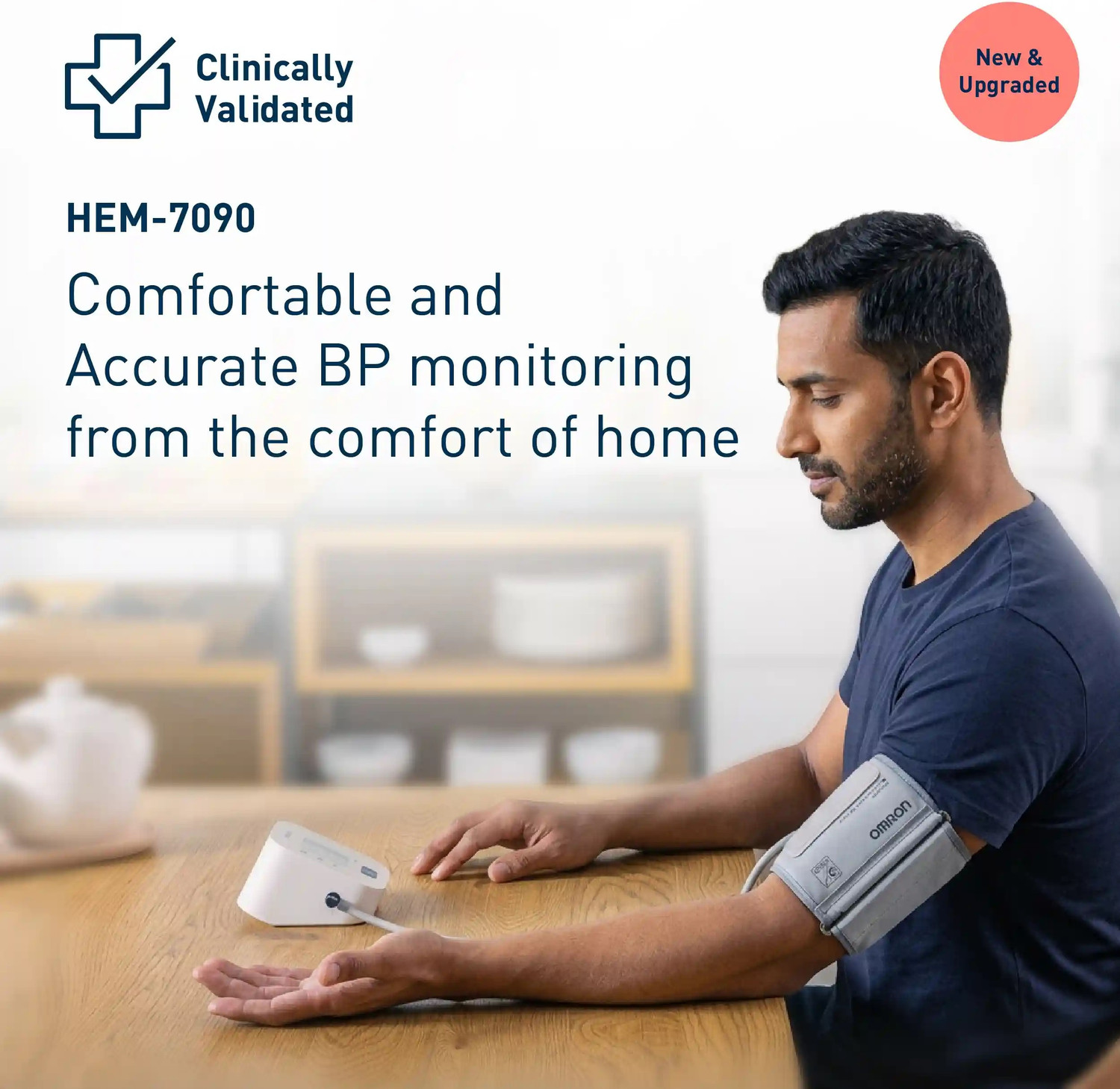 Image of OMRON HEM-7090 Digital Blood Pressure Monitor Bp Monitor Omron HEM-7090 Bp Monitor
