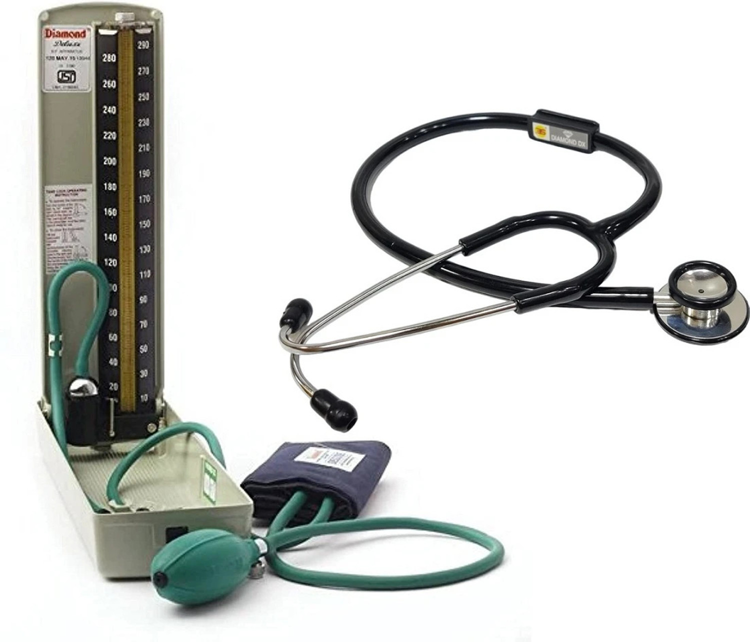 Image of Cityhealth Diamond Deluxe Mercurial 120 With 3S Black Stethoscope Bp Monitor