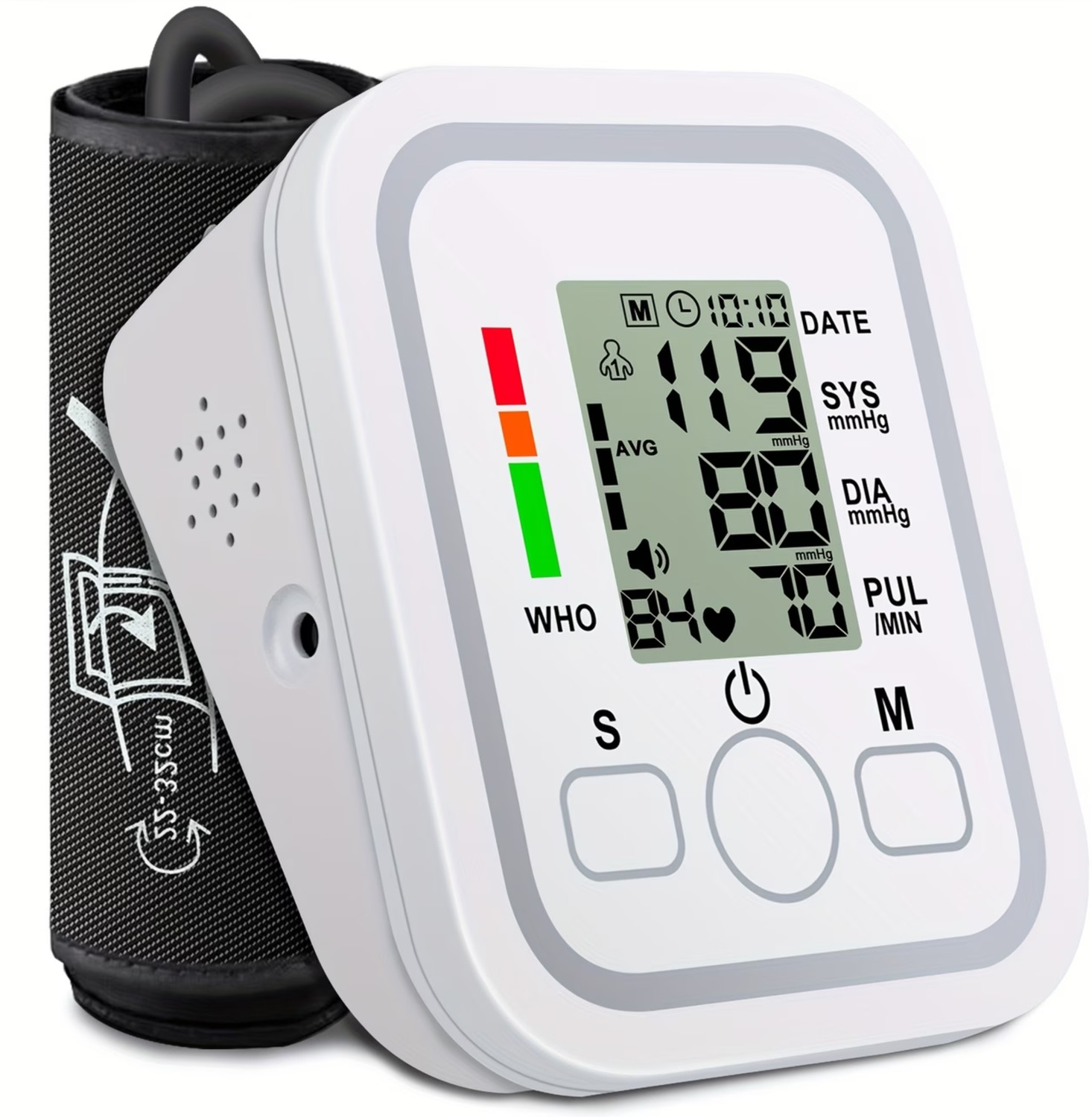 Image of Aika AK-555 Digital BP Monitor for Upper Arm for Home Use, Fully Automatic with Digital Display and Talking Intelligence Technology Bp Monitor