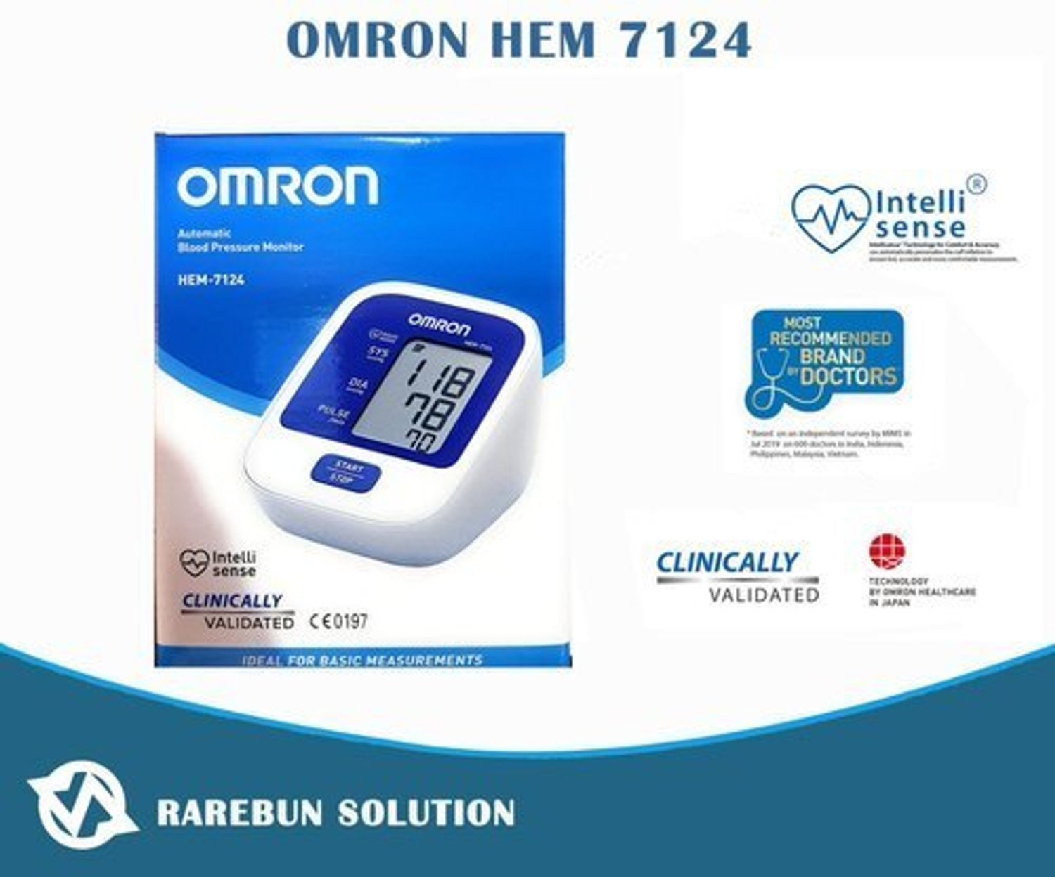 Image of OMRON hem 7124 only fully Bp Monitor