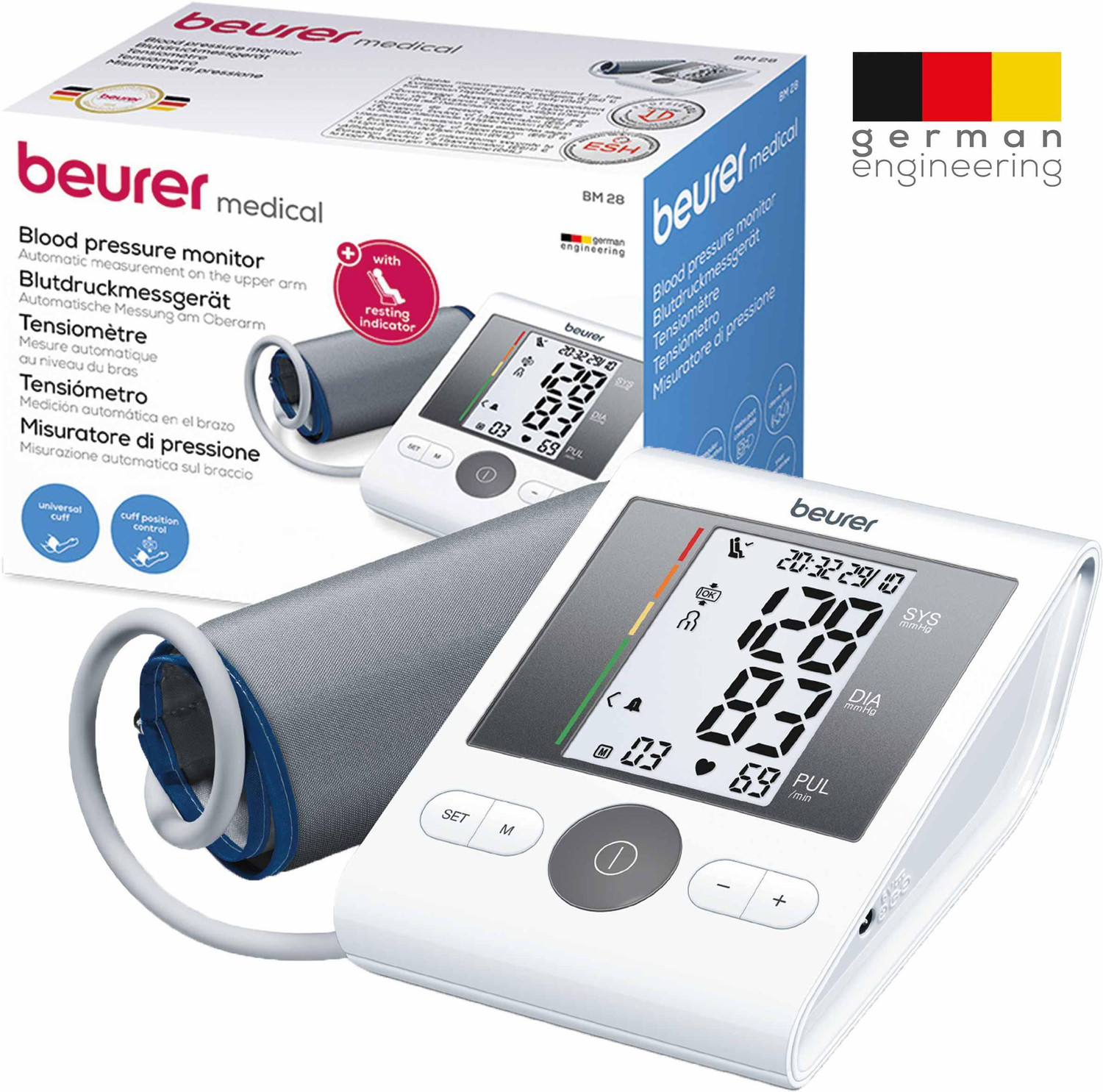 Image of Beurer BM 28 Upper arm blood pressure monitor Bp Monitor