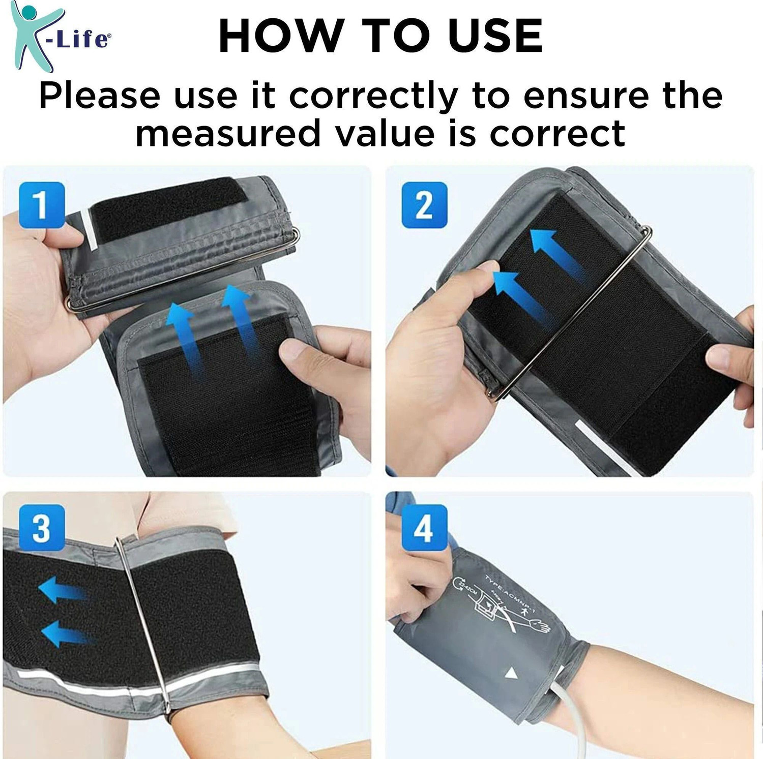 Image of K-life 104Fully Automatic Digital Blood Pressure Checking Machine BP Testing instrument Bp Monitor
