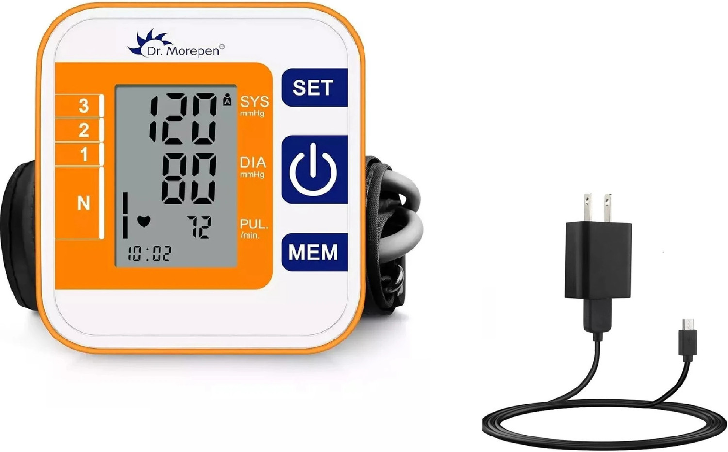 Image of Dr. Morepen BP 14 Fully Automatic Digital Blood Pressure Monitor with USB Compatibility BP 14 Bp Monitor