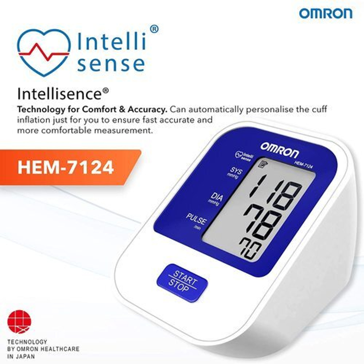 Image of OMRON hem 7124 only fully Bp Monitor