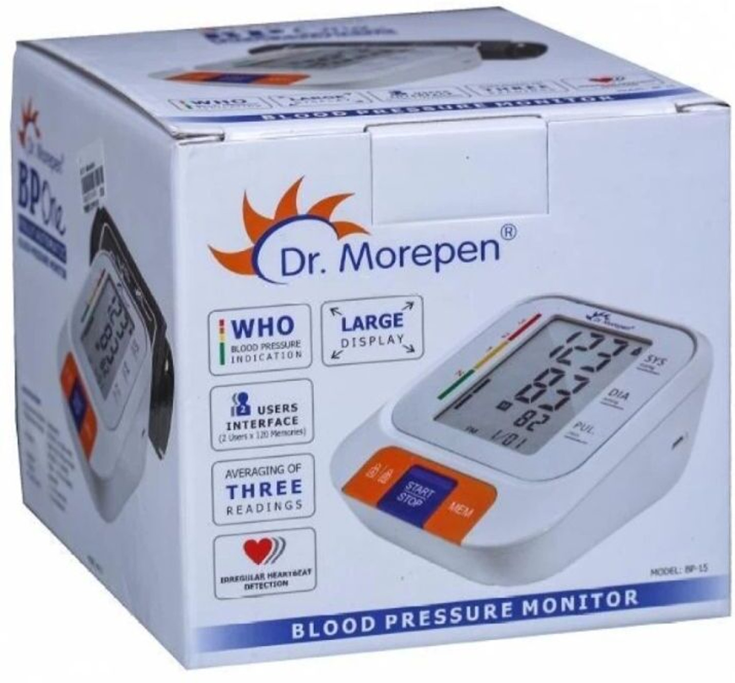 Image of Dr. Morepen BP-15 Fully Automatic Digital Blood Pressure Monitor Bp Monitor