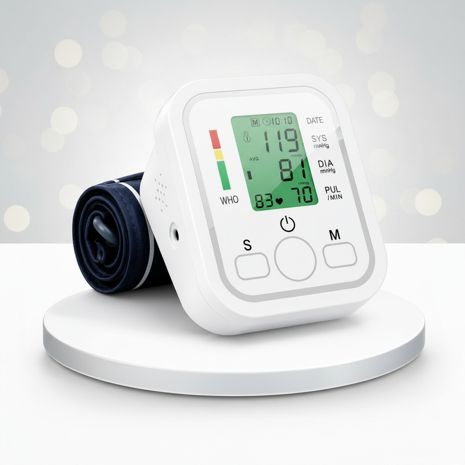 Image of Apposite Automatic Blood Pressure Machine without Battery with Cuff kit Bp BP MONITER Bp Monitor