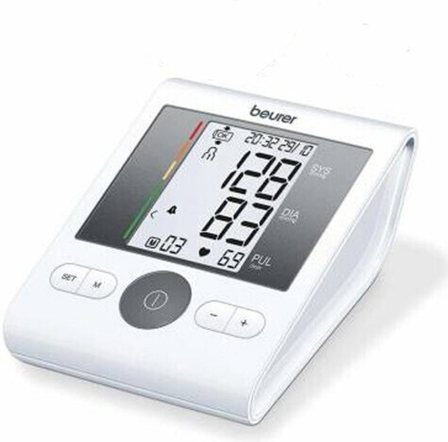 Image of Beurer Blood Pressure BM28 Without Adapter AUTOMATIC UPPER ARM & 5 YEARS WARRANTY Bp Monitor (White)