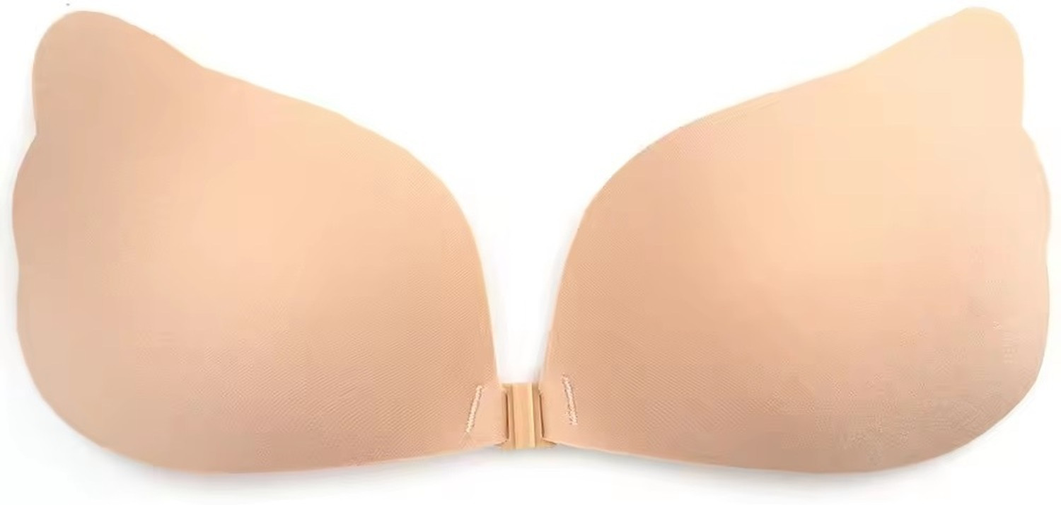 Image of TRK IMPEX Invisible Reusable Closure Nipple Push Up Sticky Bra for Women Silicone Peel and Stick Bra Pads