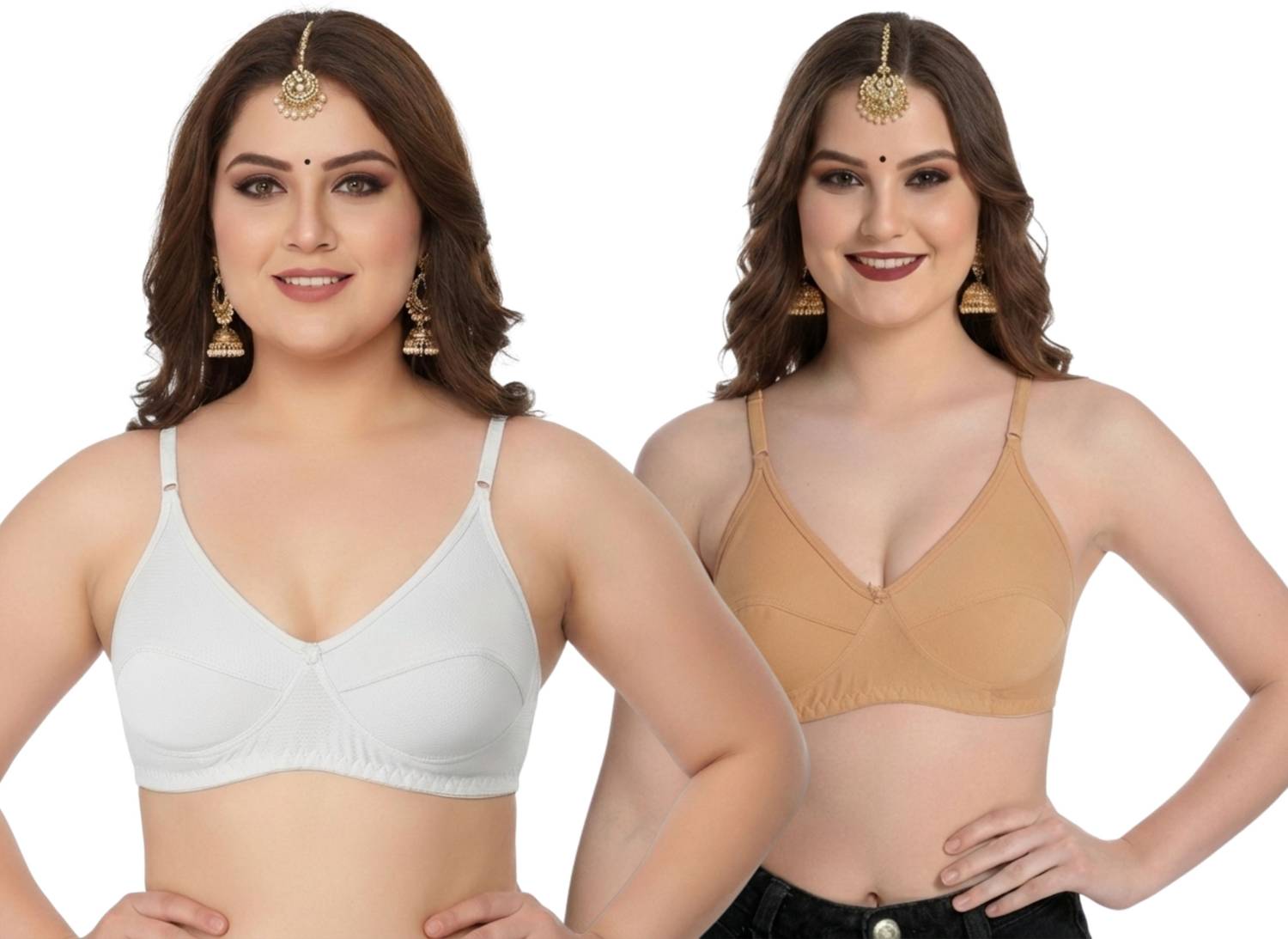 Black Wings Bra for Women Women Full Coverage Non Padded Bra