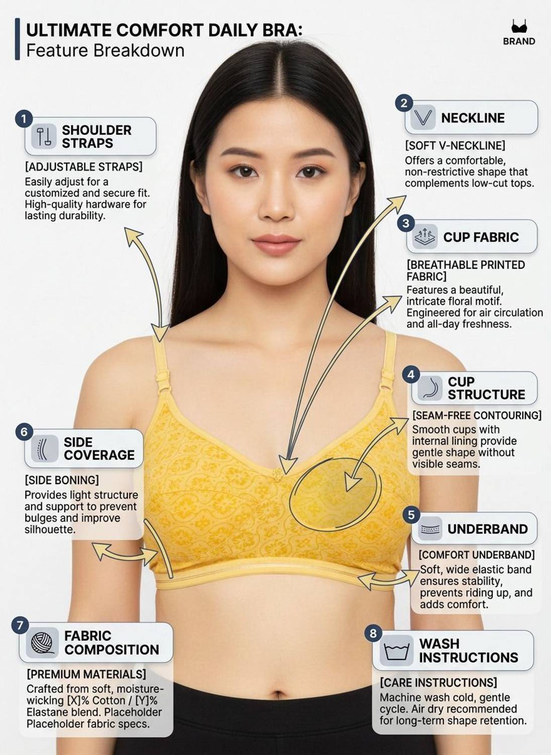 beautyline Women Everyday Non Padded Bra