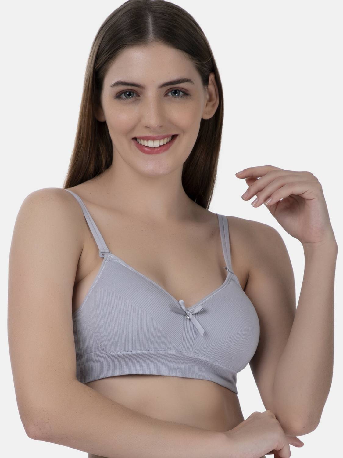 Piftif Padded Seamless soft fabric Women Push-up Lightly Padded Bra