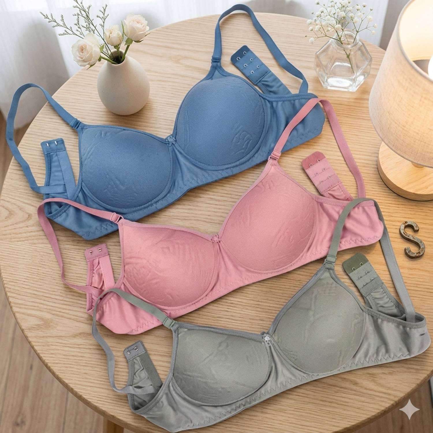 ASR Breathable, lightweight, and skin-friendly fabric Women Push-up Lightly Padded Bra