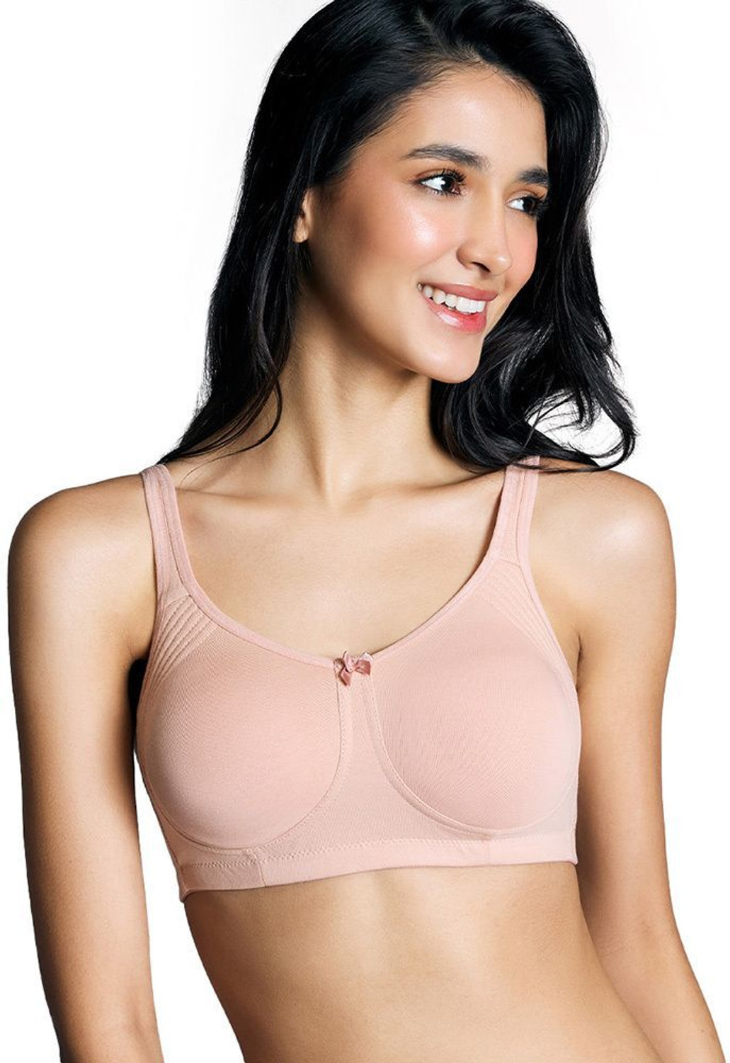 Image of Nykd Encircled with Love Everyday Cotton Bra-Non Padded,Wirefree,Full Coverage-NYB169 Women Everyday Non Padded Bra