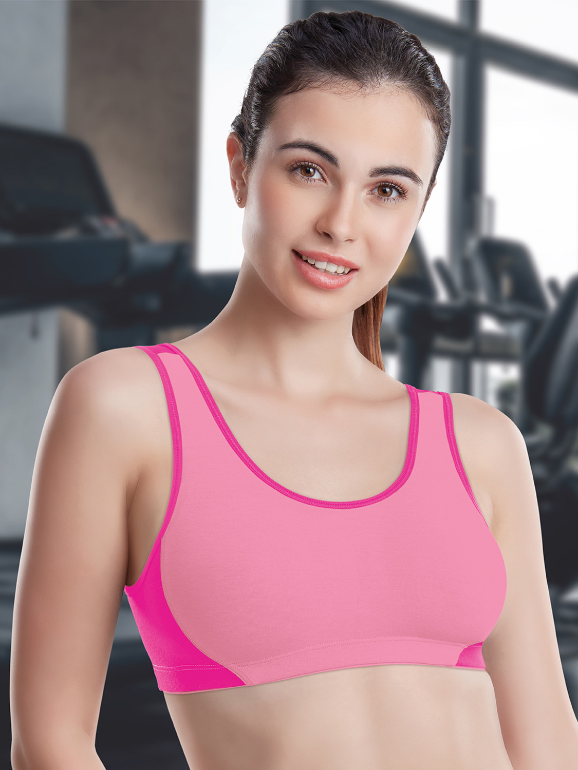 Image of DIXCY SCOTT SLIMZ Women Everyday Non Padded Bra (Pink)