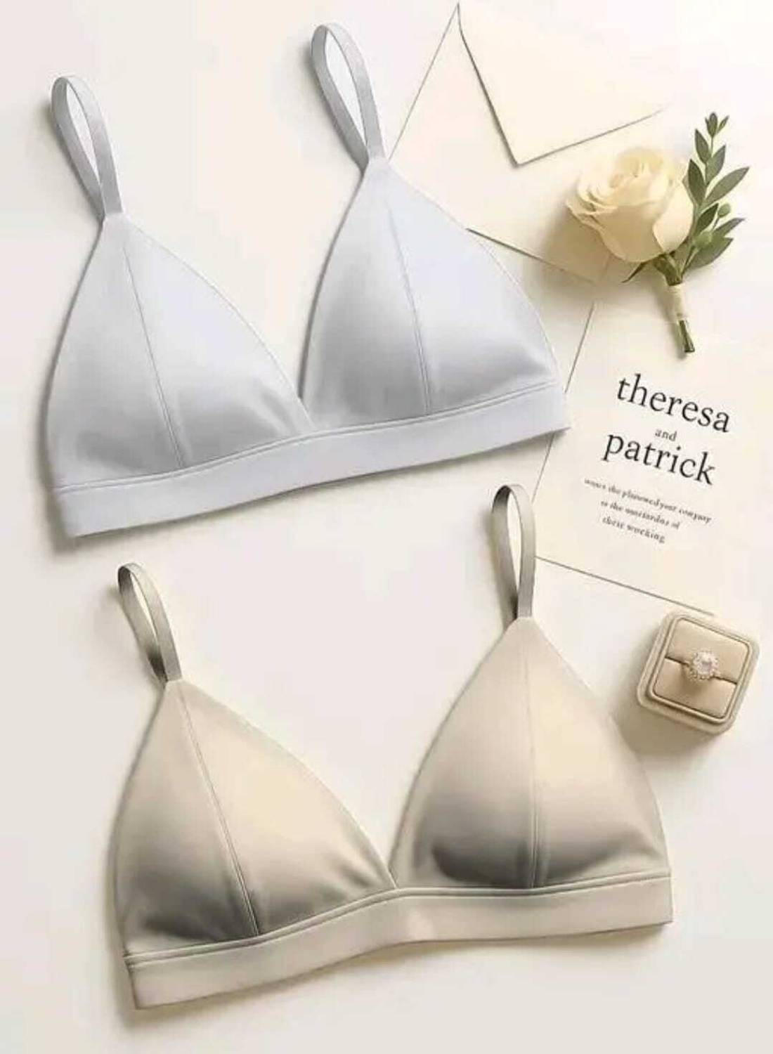 benaifer fashion Pack of 2 Women Everyday Lightly Padded Bra