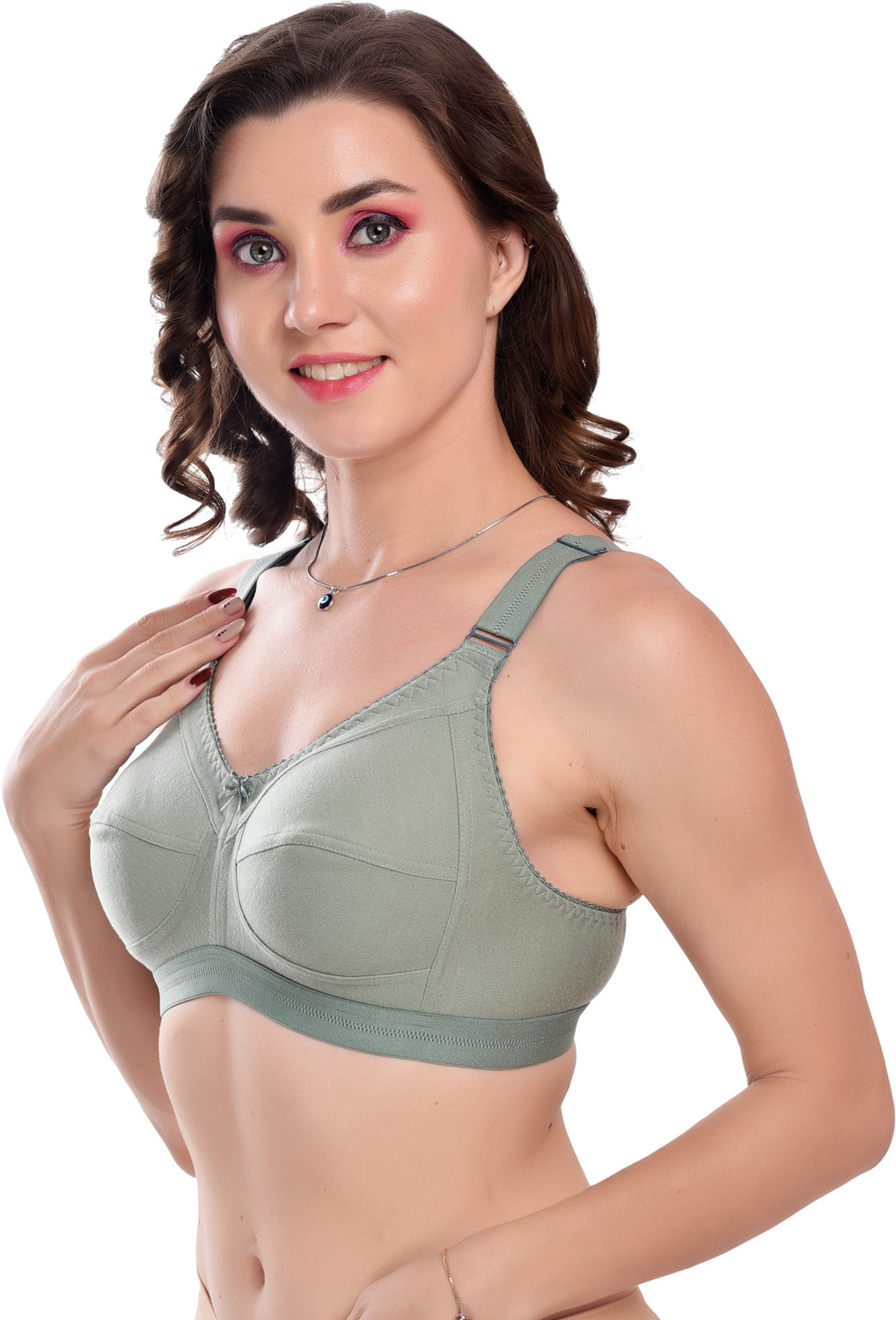 Image of Yurick Pack Of 3 Bra Women Full Coverage Non Padded Bra