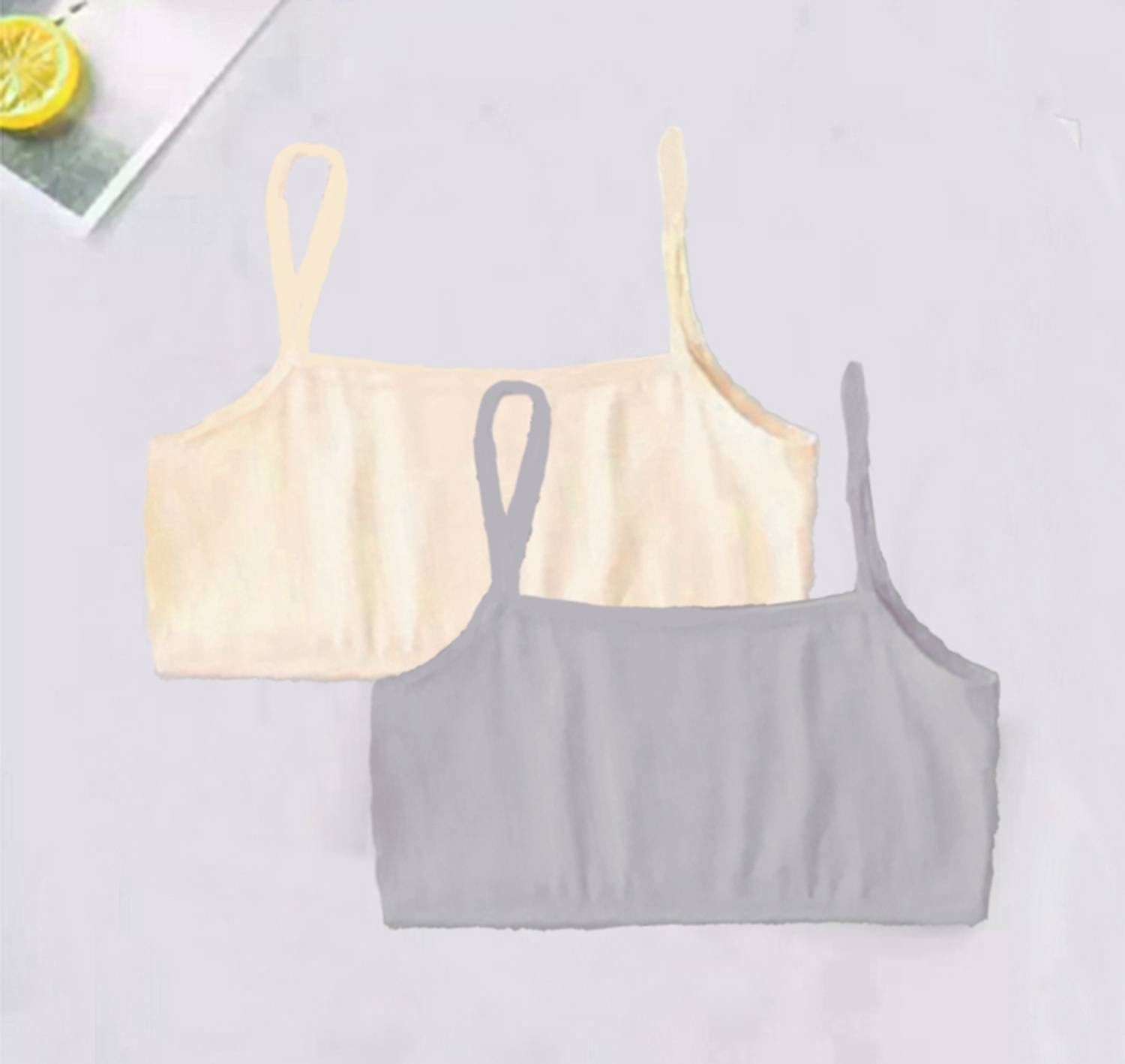 BRAAFEE Girls non padded full coverage cotton beginner sports bra Girls Training/Beginners Non Padded Bra