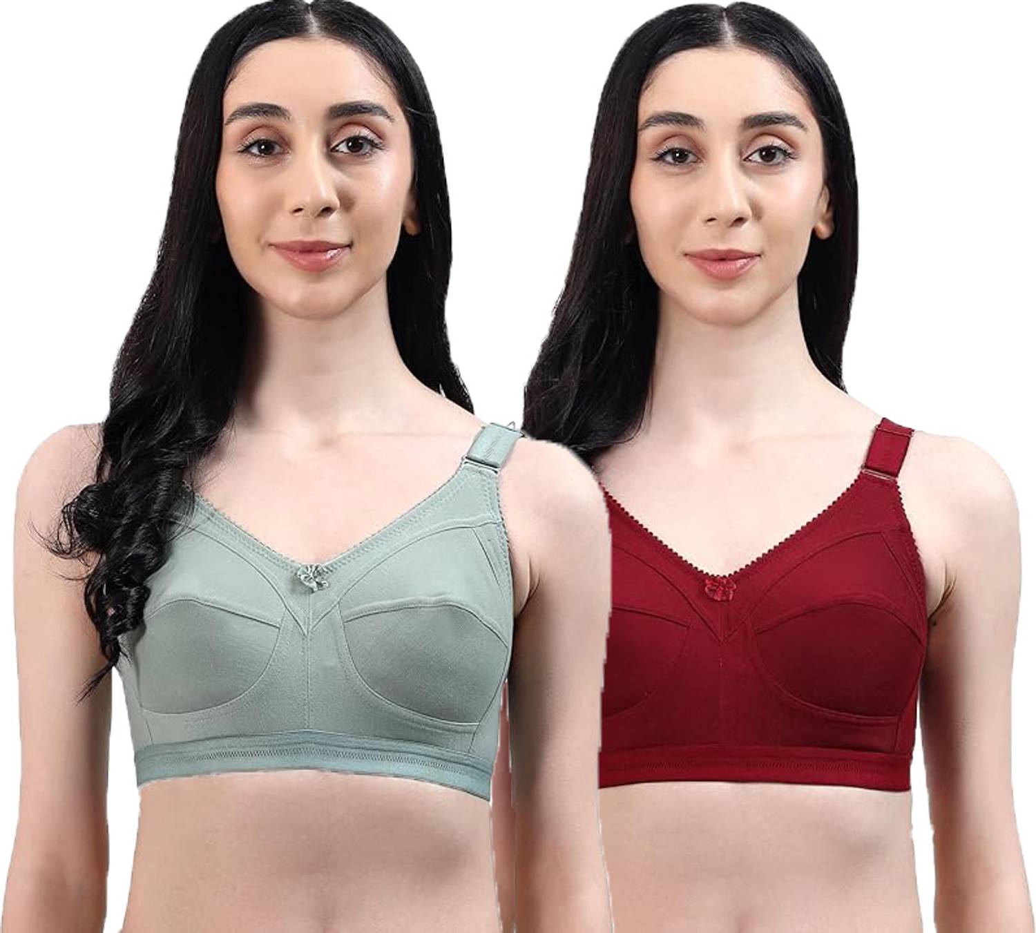 Auletics Women Full Coverage C Cup Non Padded Bra Women Full Coverage Non Padded Bra