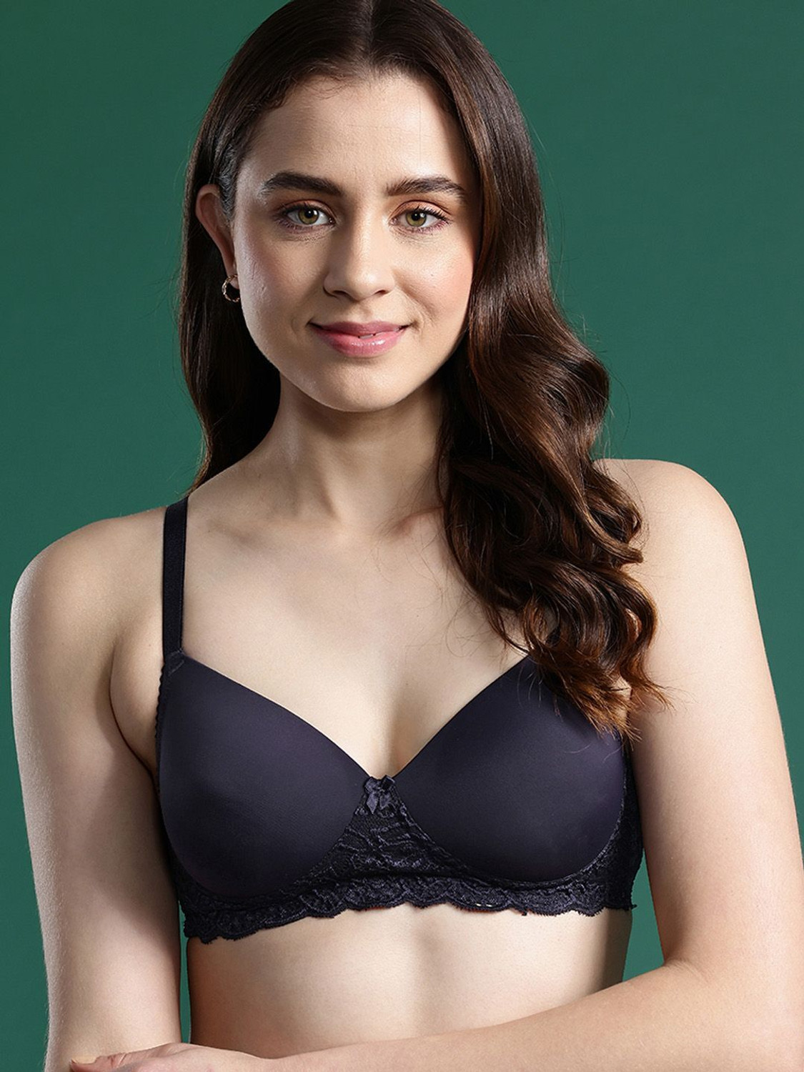 Image of Dressberry Women T-Shirt Lightly Padded Bra