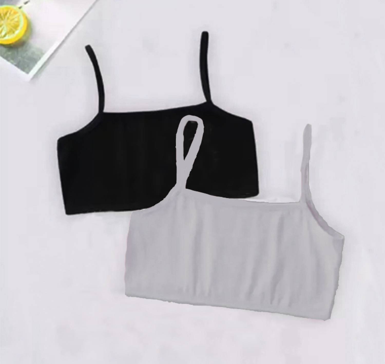 BRAAFEE Girls non padded full coverage cotton beginner sports bra Girls Training/Beginners Non Padded Bra