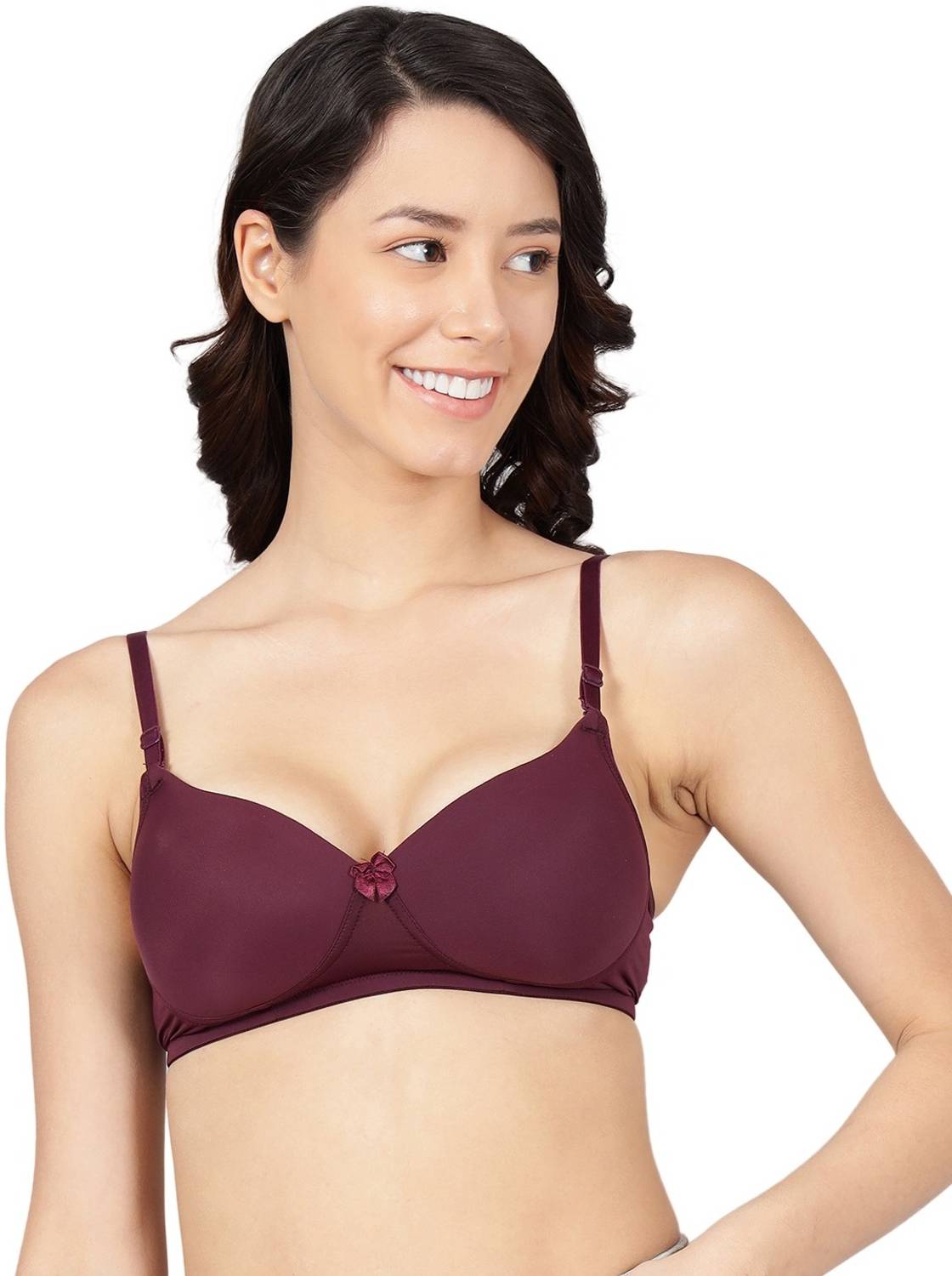 BRANKLY URJA FANCY Women's Lycra Padded Non-Wired Regular Bra Women Push-up Lightly Padded Bra