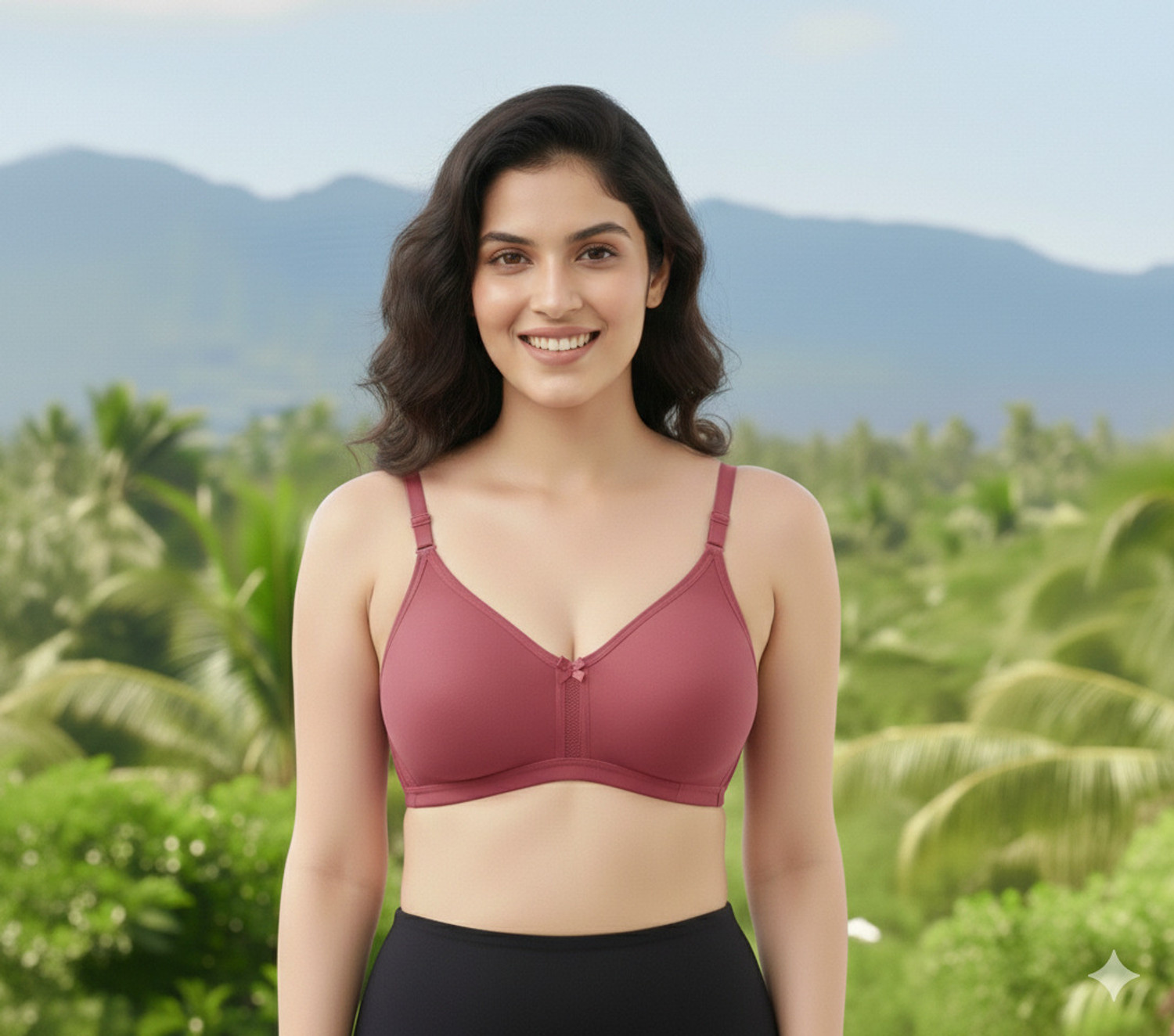 Image of Vanila Women Everyday Non Padded Bra (Brown)