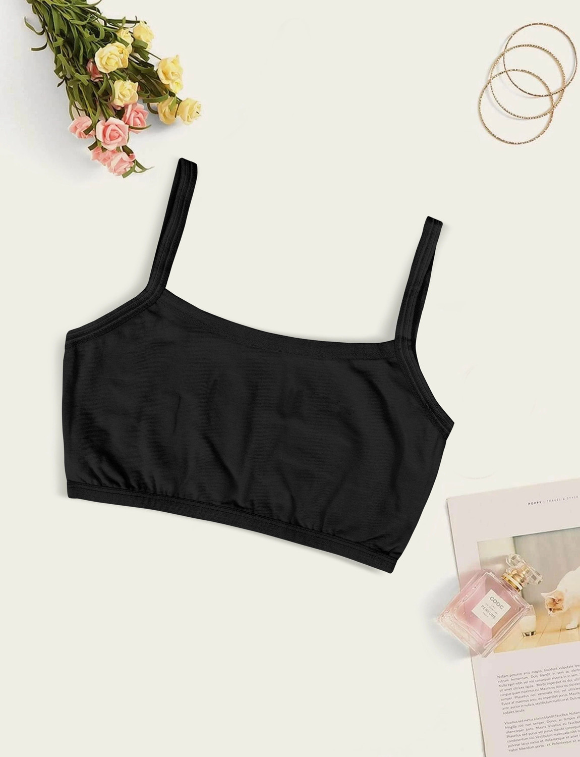 Image of LADHAVA Sports Bra For Women Gym Tops Ladies Underwear Non-Padded Women Bralette Non Padded Bra