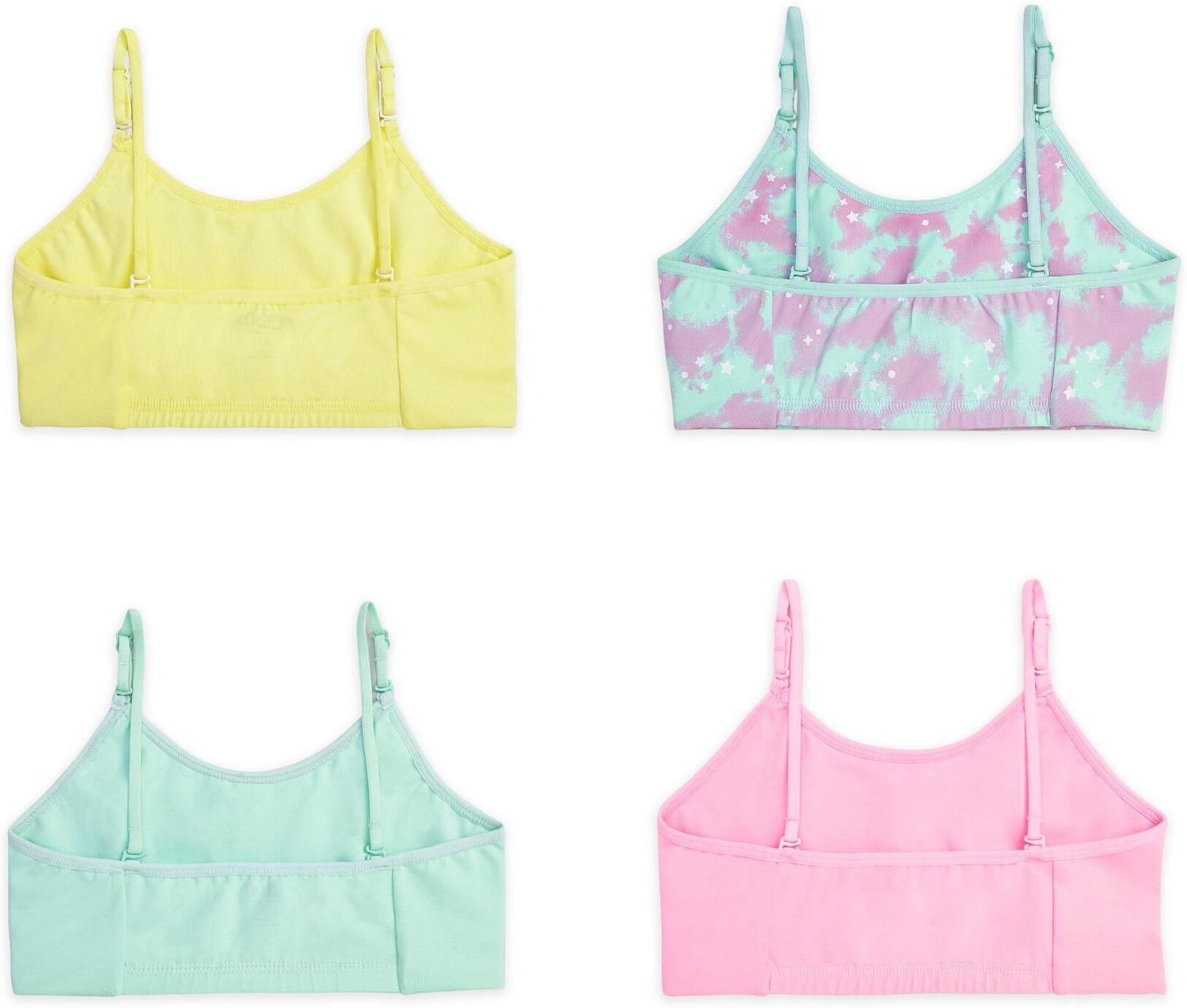 Image of YouGotPlanB TBS-TyedyeHearts Girls Training /Beginners Non Padded Bra