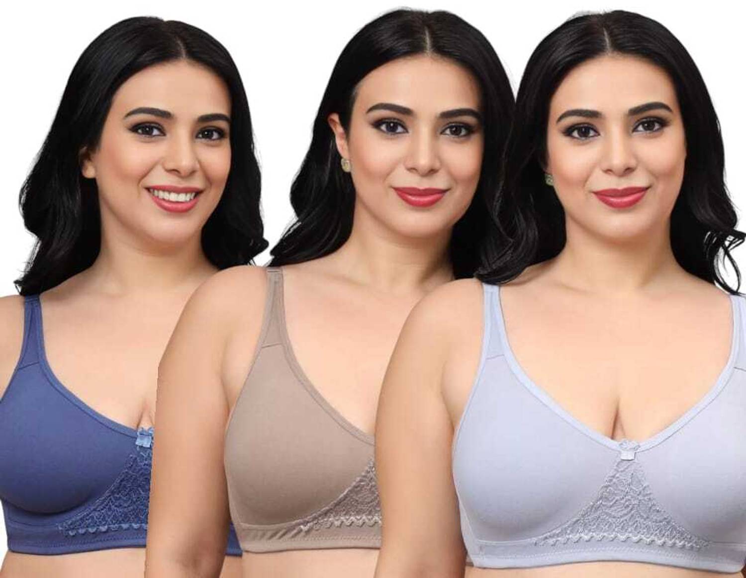 AGE18 Women Full Coverage Non Padded Bra