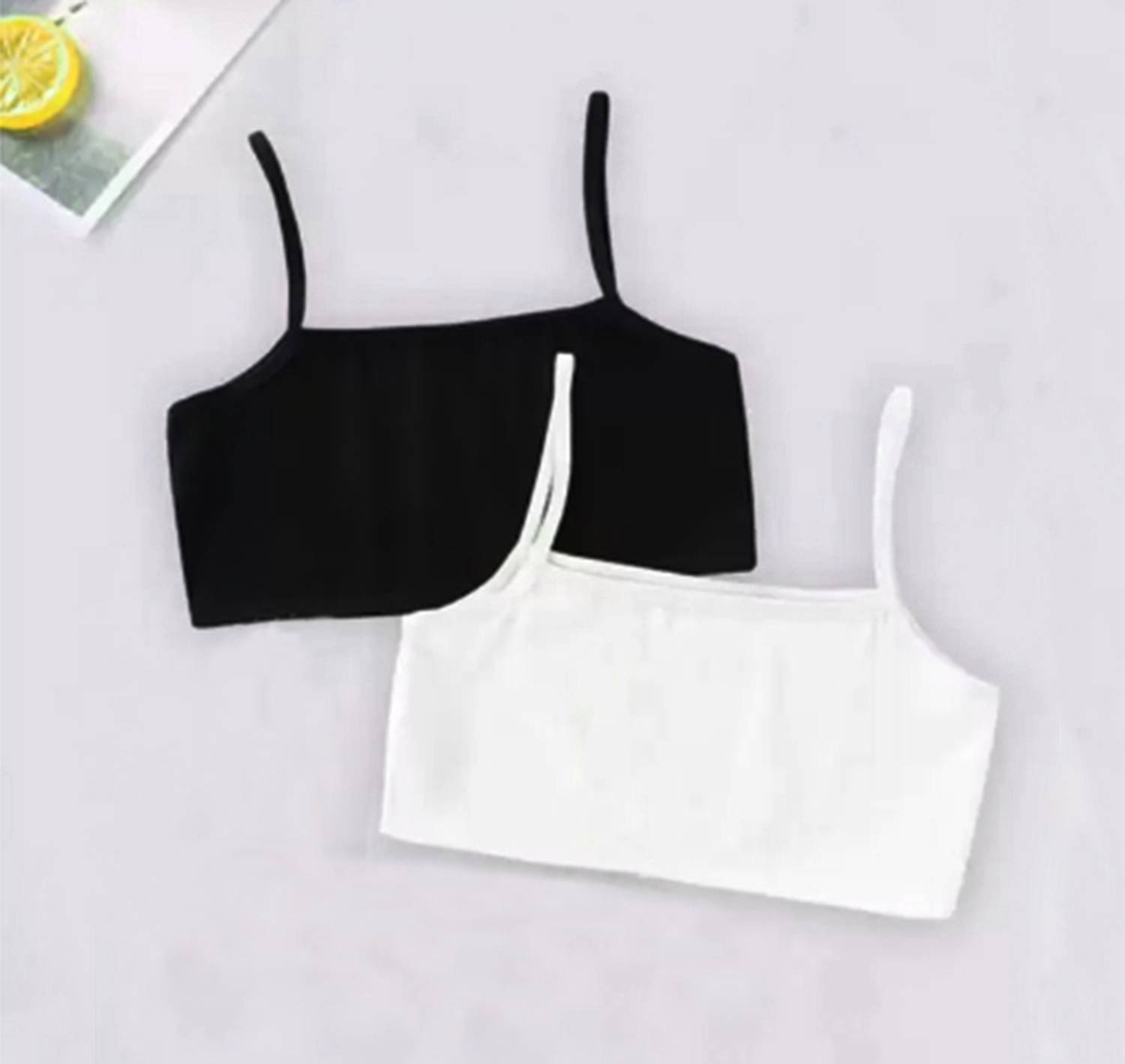 BRAAFEE Girls non padded full coverage cotton beginner sports bra Girls Training/Beginners Non Padded Bra