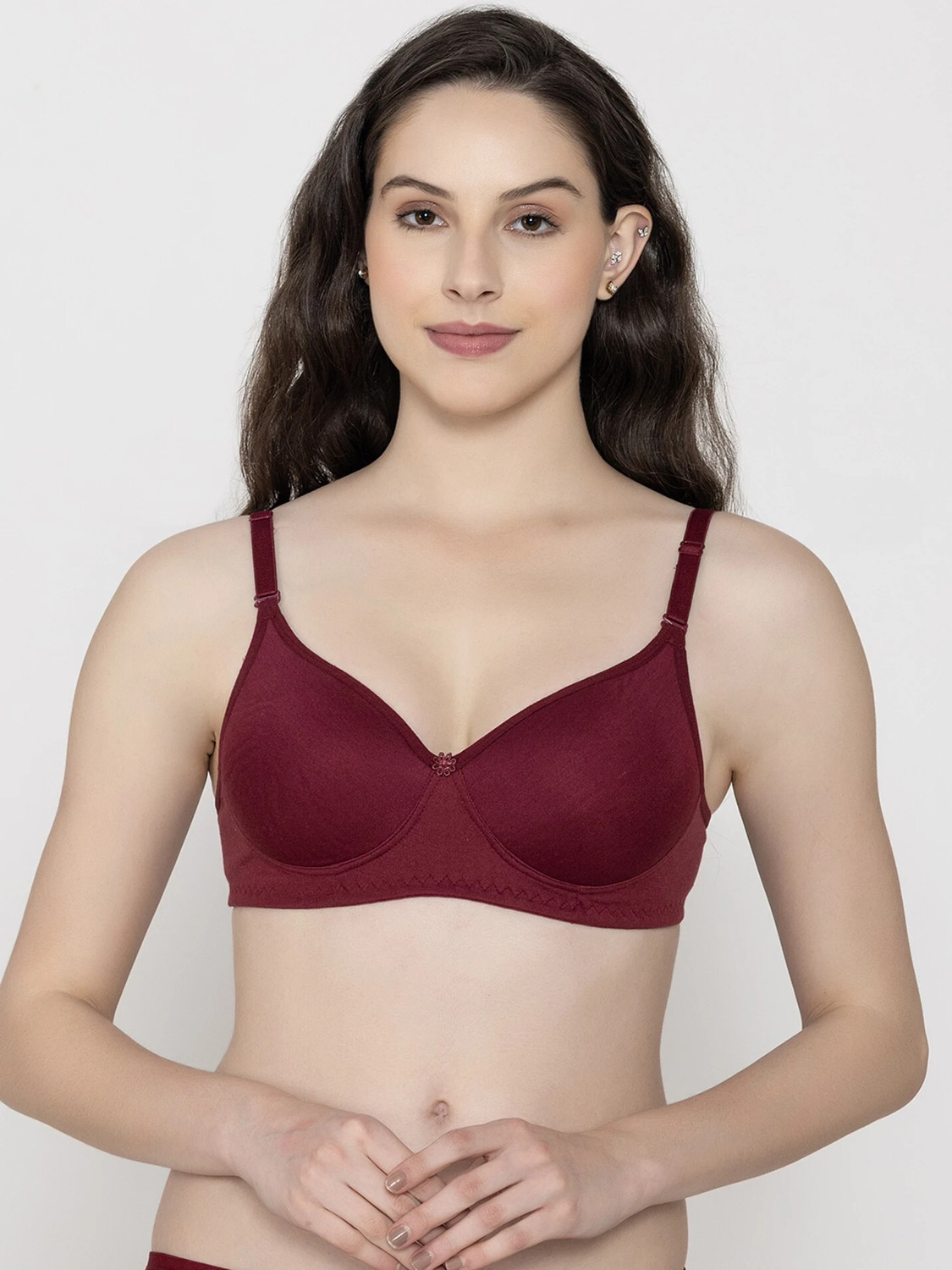 Image of sashu Combo pack of 3 Women Everyday Lightly Padded Bra