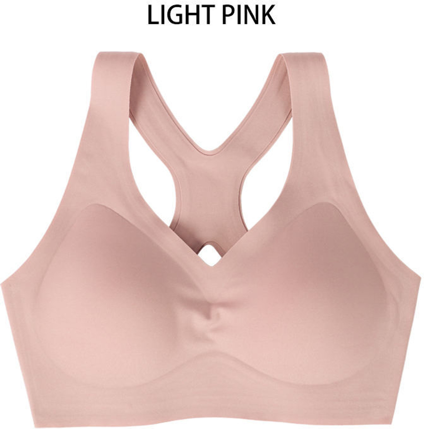 Image of Chandanam Women Sports Lightly Padded Bra (Pink)
