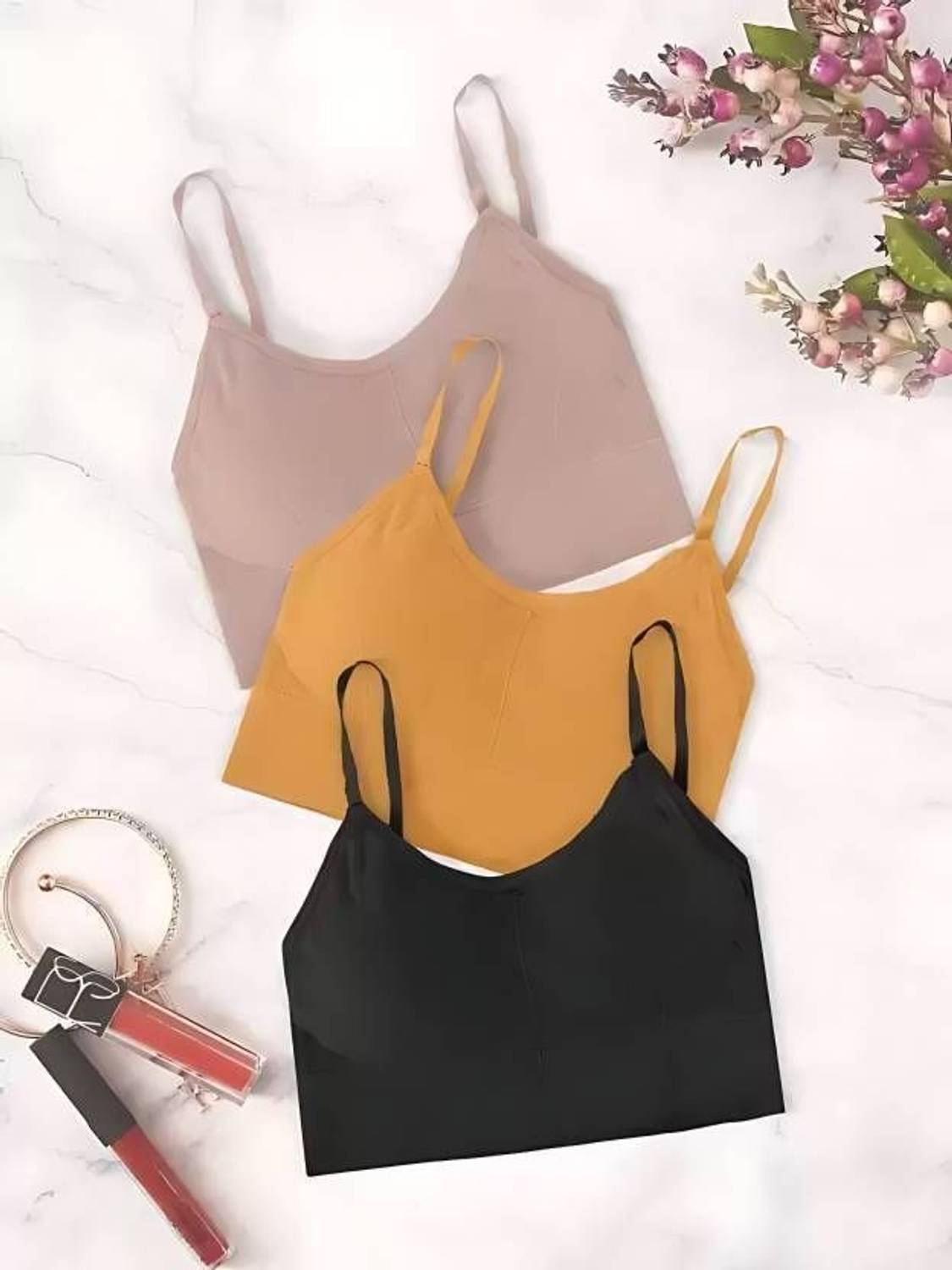 CALBONE Unique Design Women Sports Lightly Padded Bra