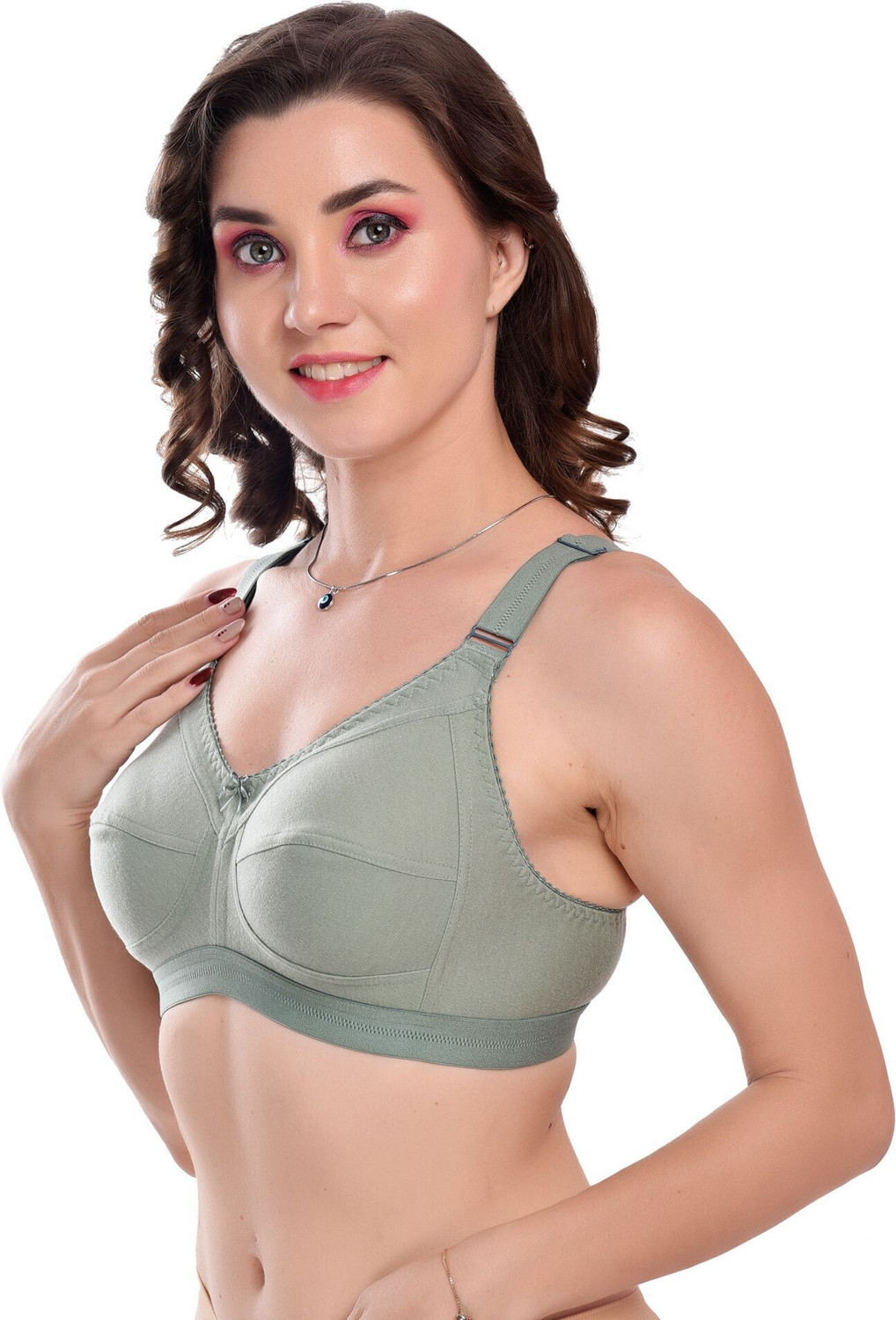 Image of Winsure Full coverage heavy bust Premium seamless bra Women T-Shirt Non Padded Bra