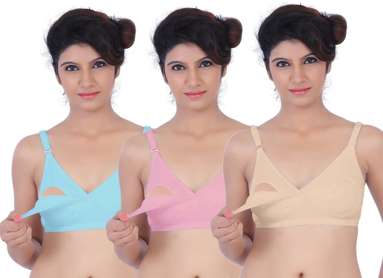Image of Fabme Feeding Women Maternity /Nursing Non Padded Bra