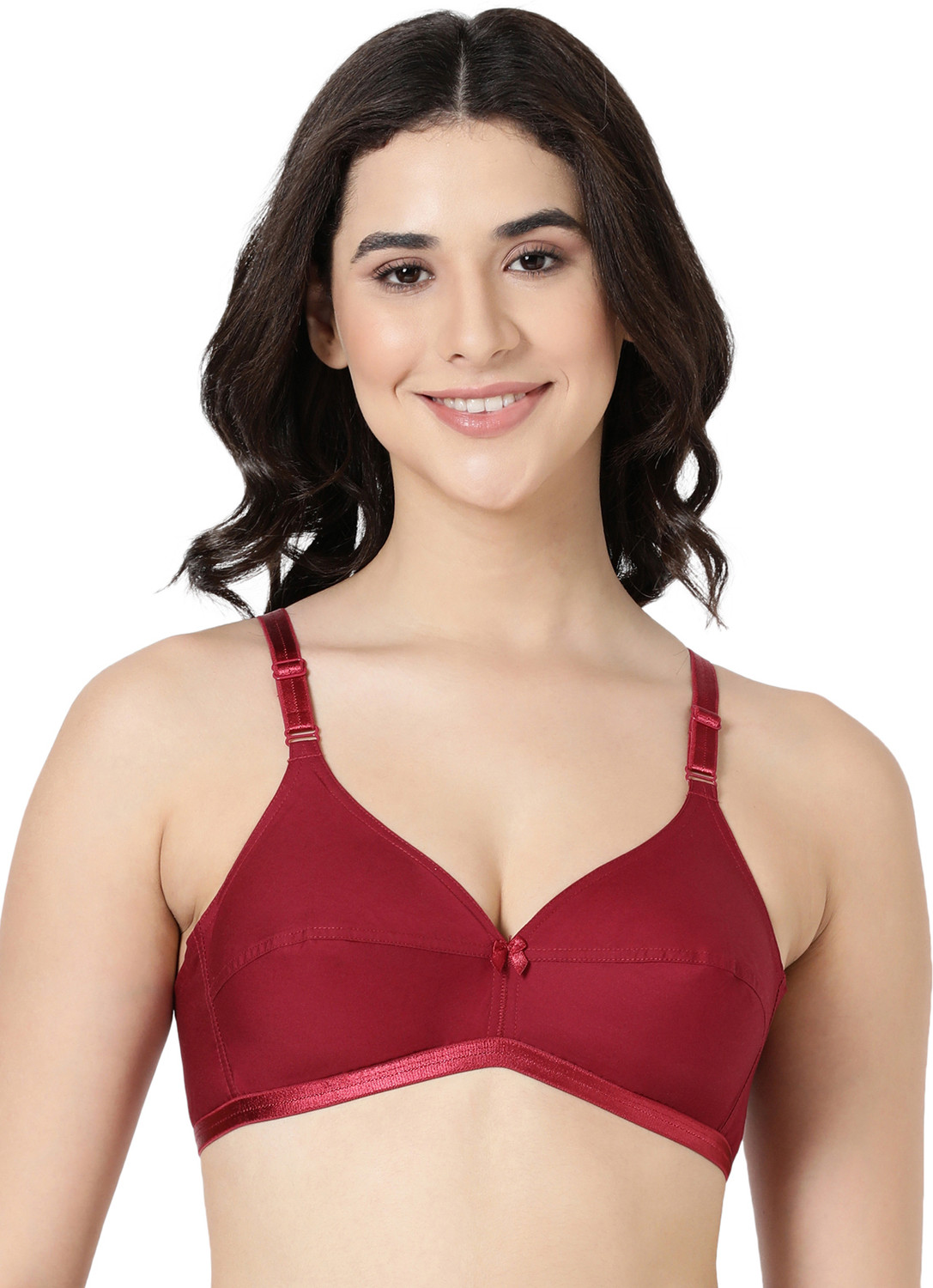 Image of BLOSSOM Women Everyday Non Padded Bra (Maroon)