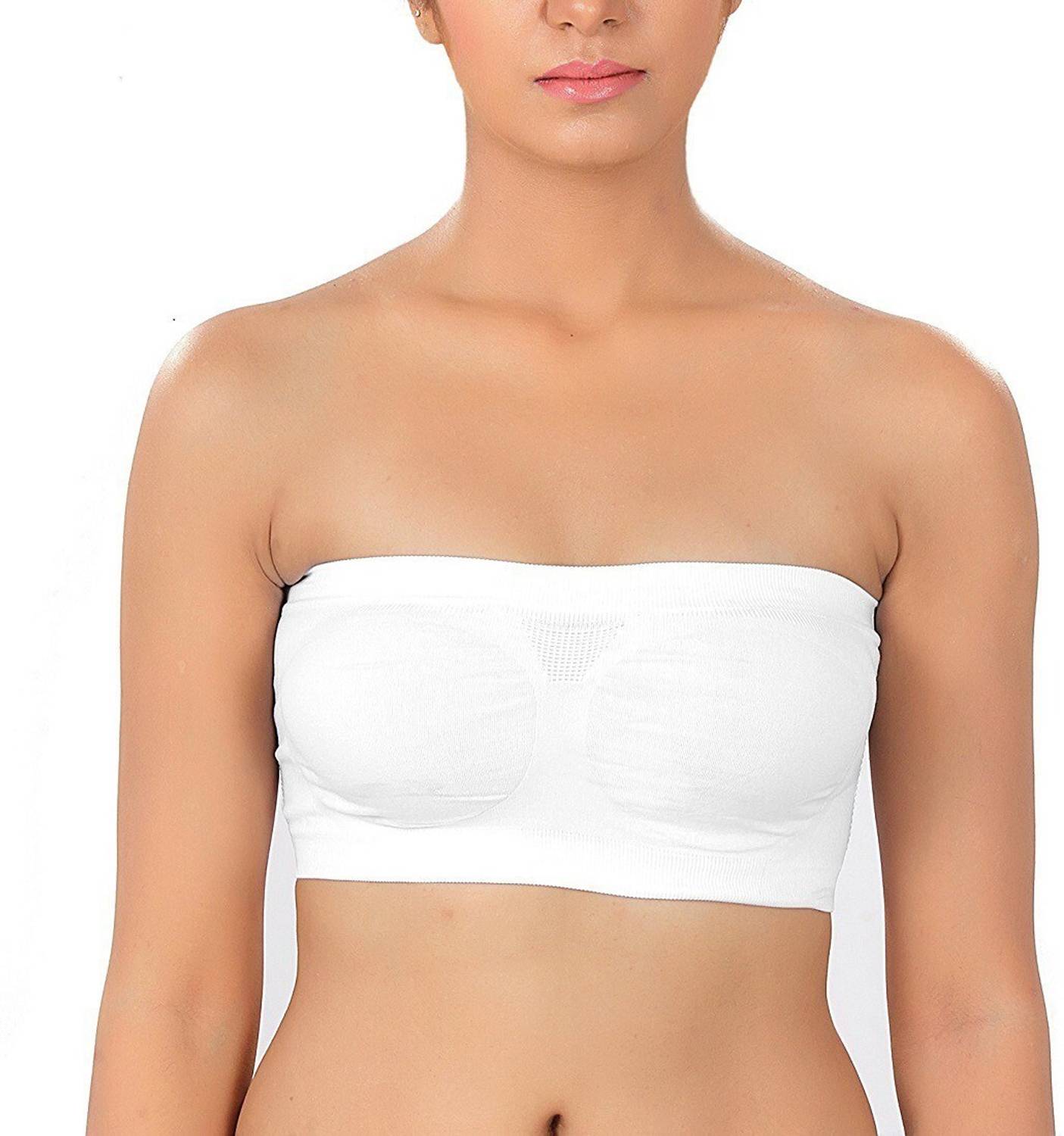 Alexa India Women Bandeau/Tube Lightly Padded Bra