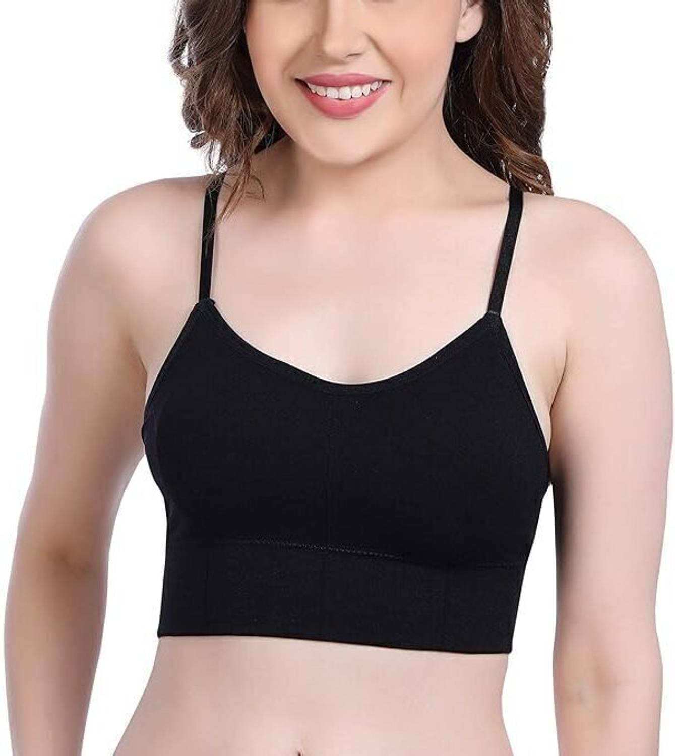 BBBIKINI Sports Bra, Padded, Underwear, Cotton bra Body Care Bra For Women, Girls, Ladies Women Cami Bra Lightly Padded Bra