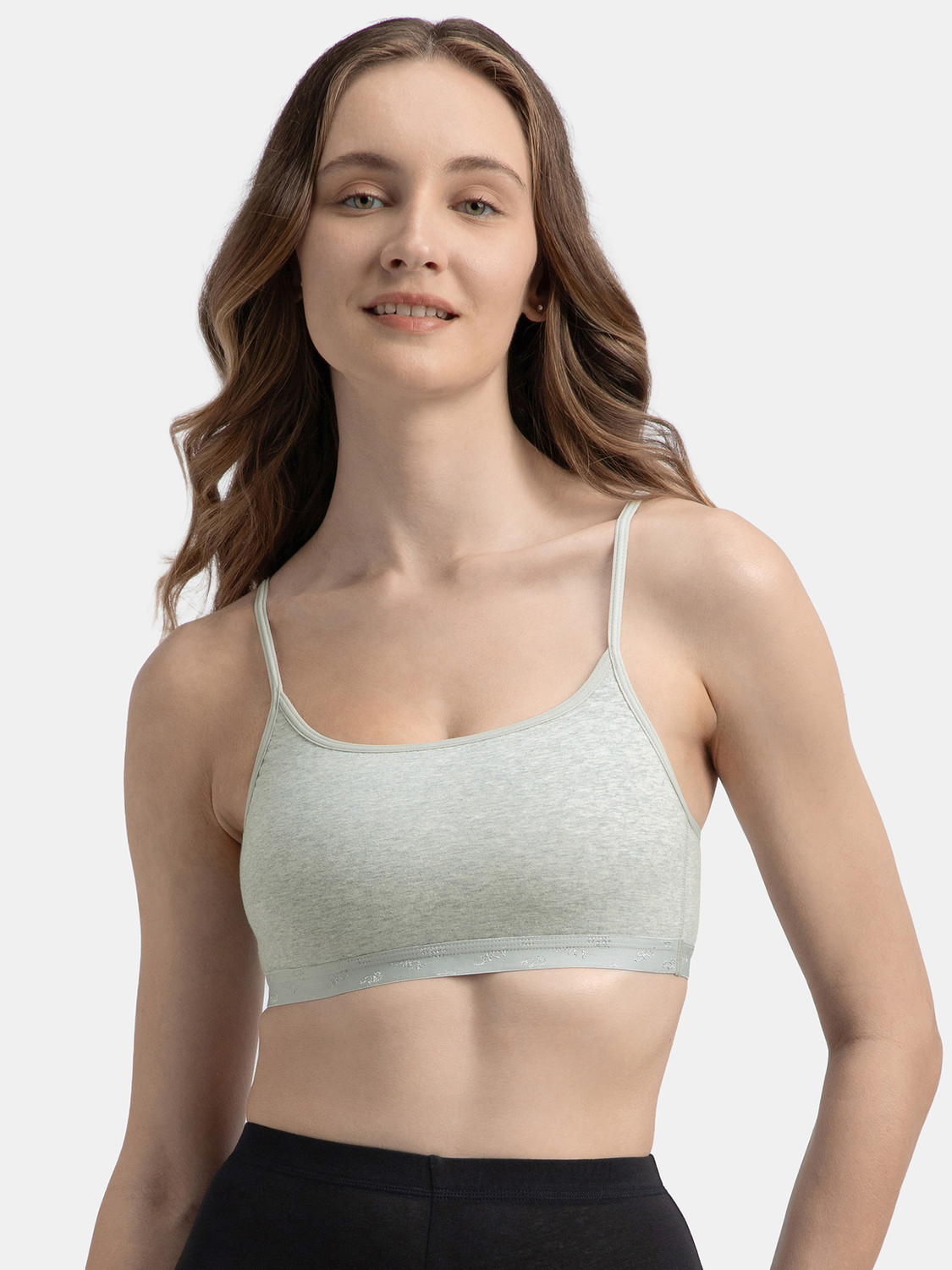 Image of JOCKEY 1351 Super Combed Cotton Elastane Stretch Women Cami Bra Non Padded Bra