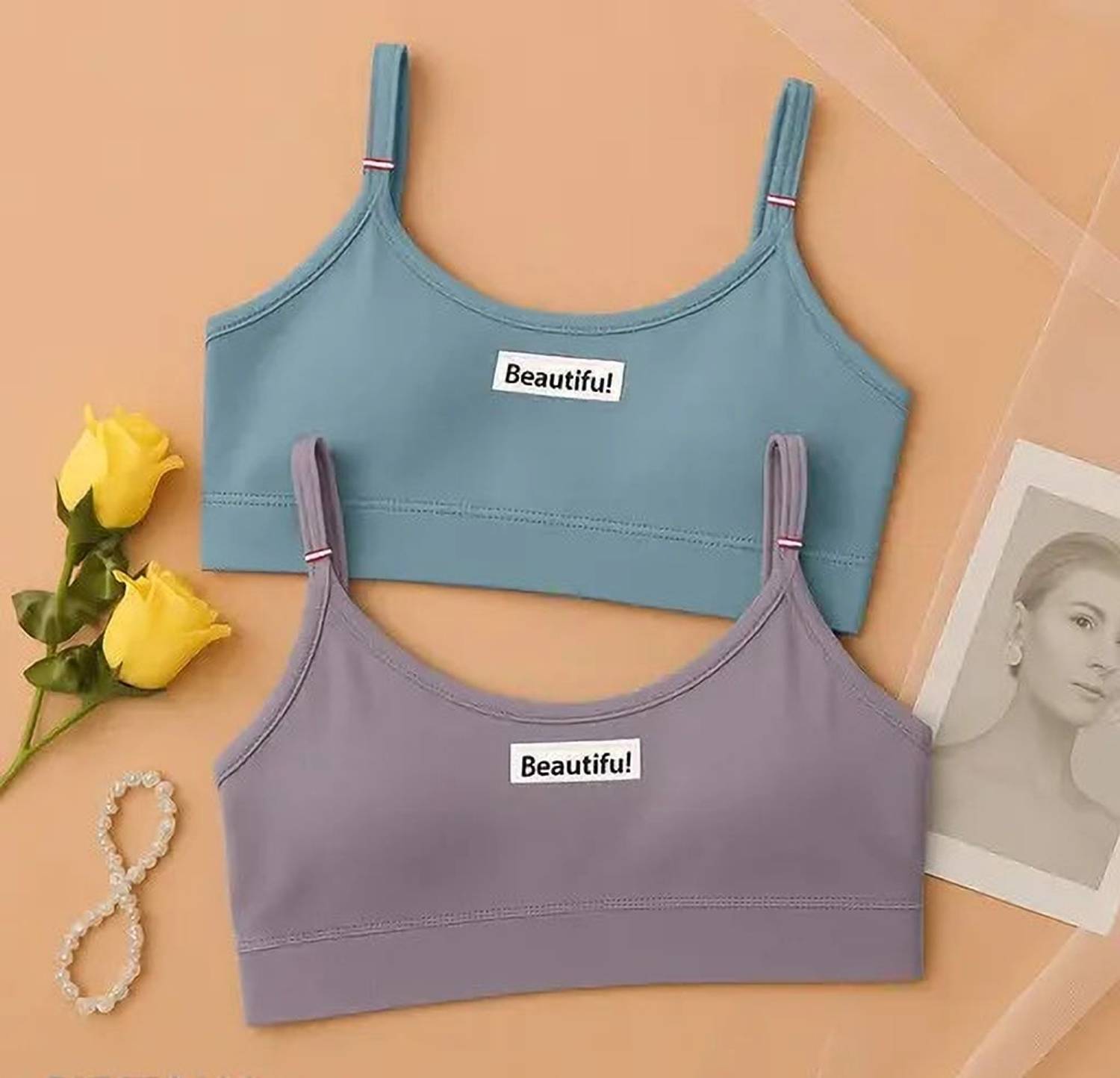 LASSIEGARB Women Sports Lightly Padded Bra Pack of 2 - Image 1