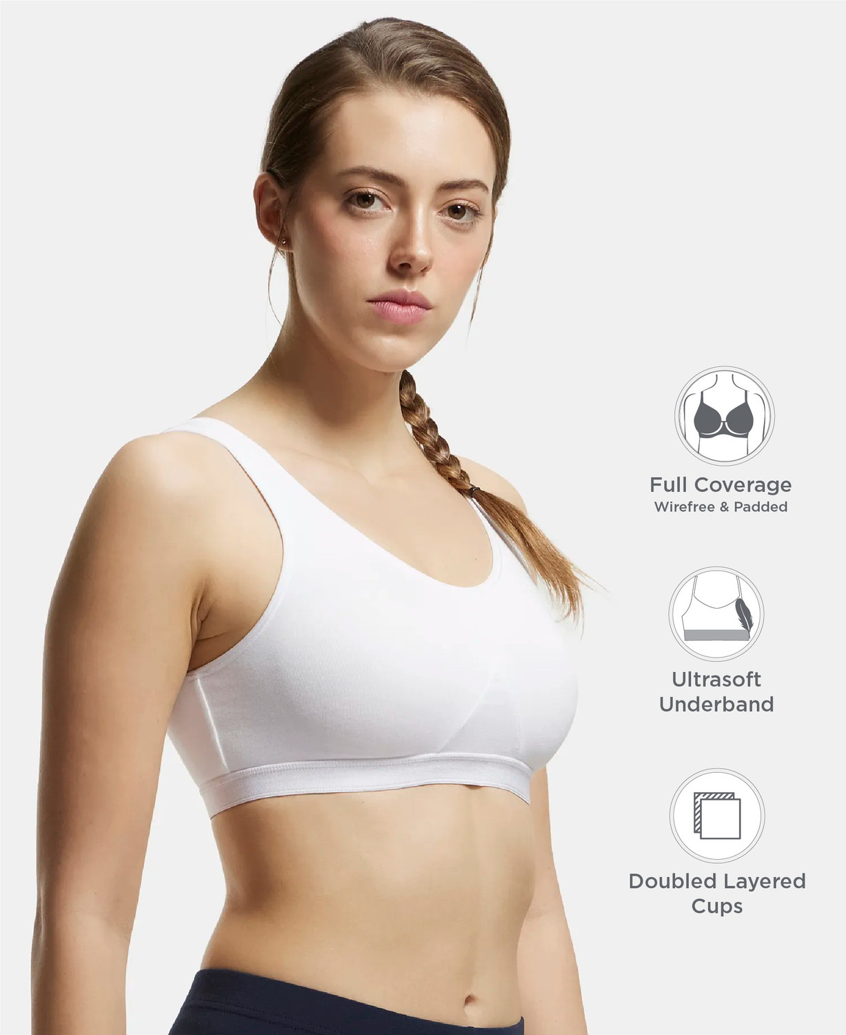 Image of JOCKEY 1376 Women Sports Non Padded Bra