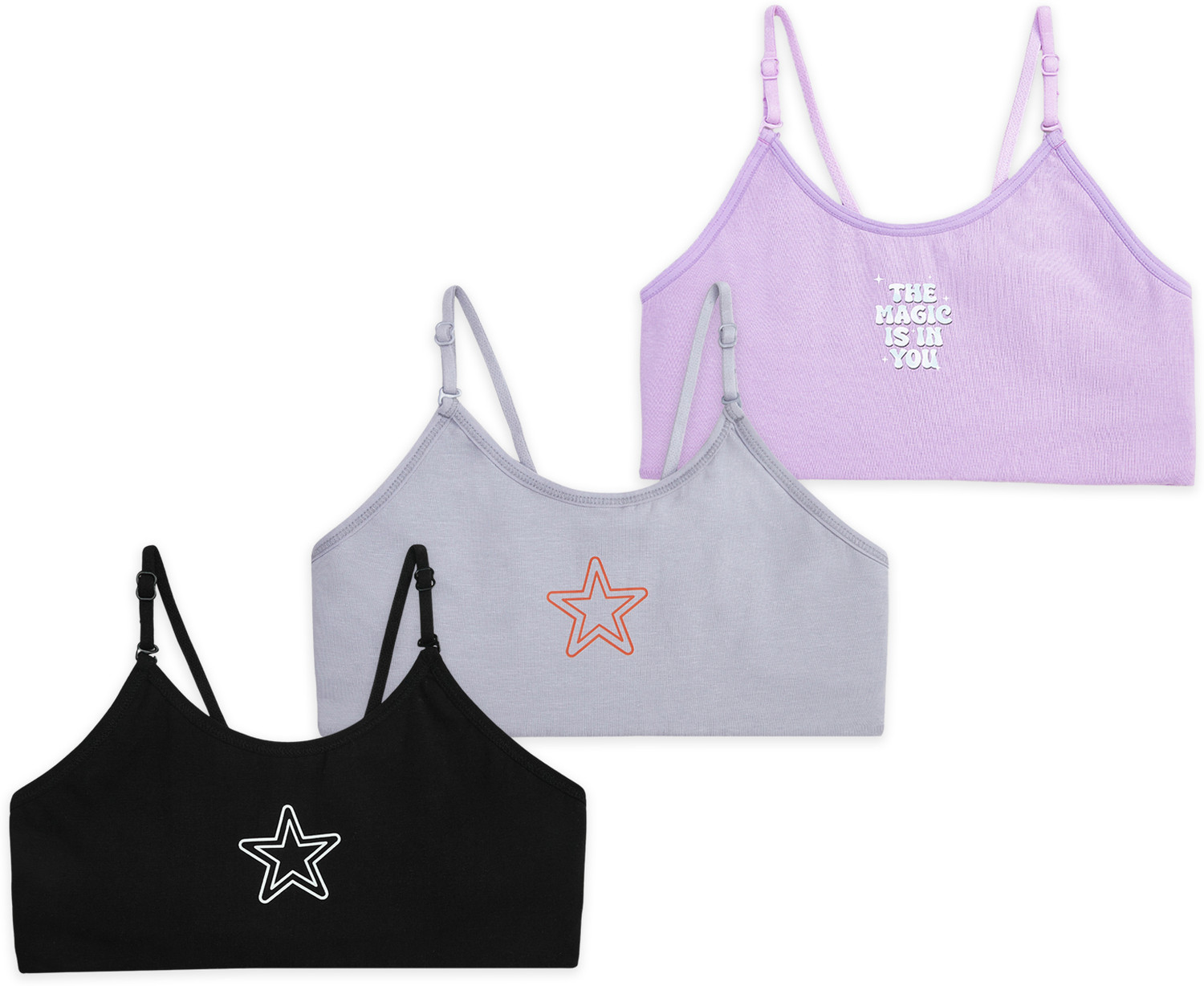 Image of YouGotPlanB TBS-MagicStar-8-10 Girls Training /Beginners Non Padded Bra