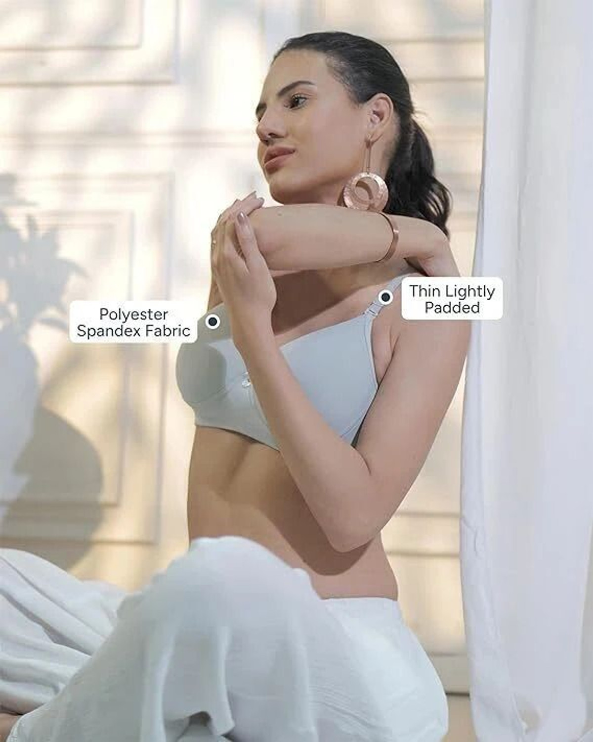 Image of BODYSIZE Women T-Shirt Lightly Padded Bra