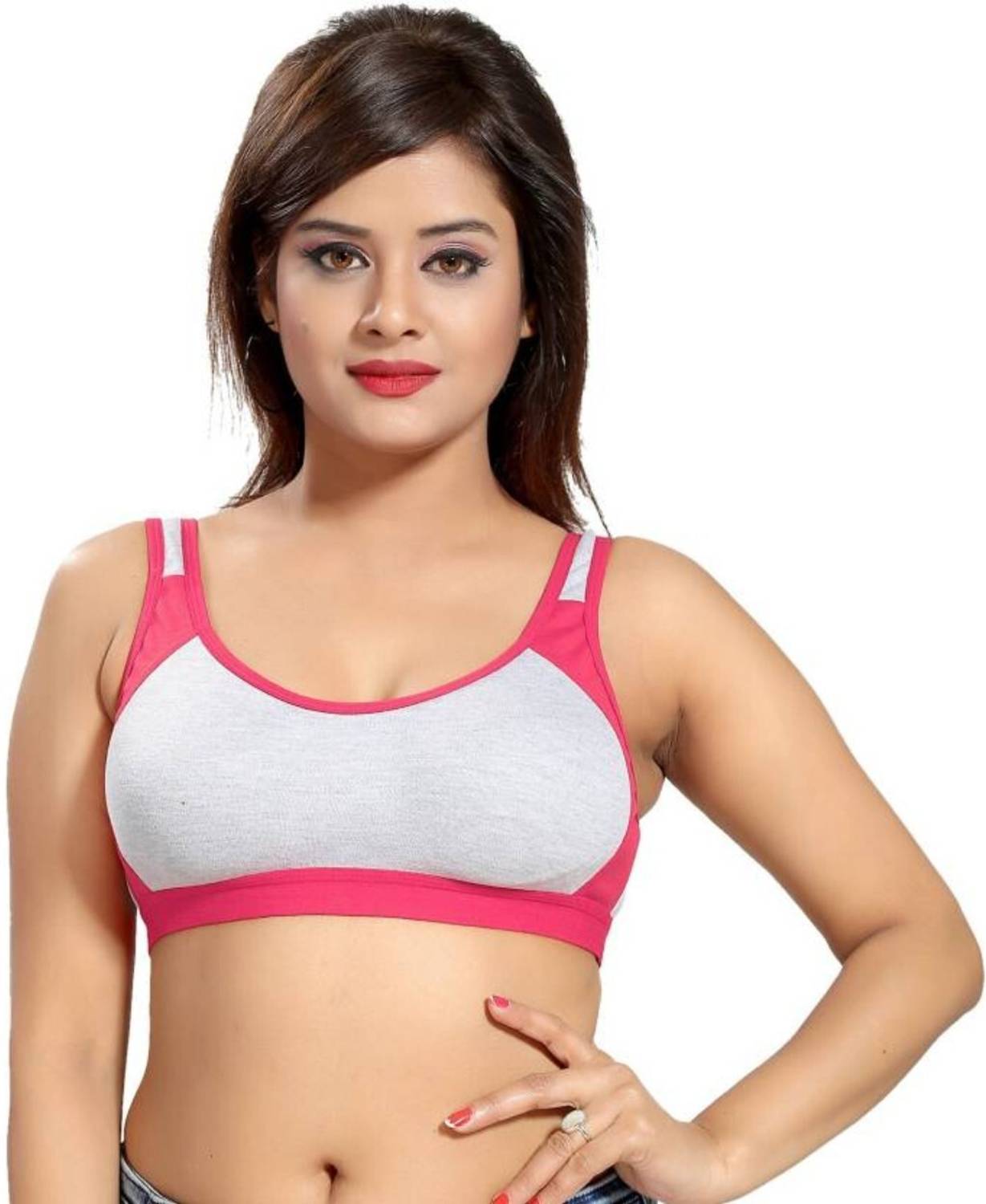 Apraa by Apraa Apraa Molded Sports Bra For Women Women Sports Non Padded Bra