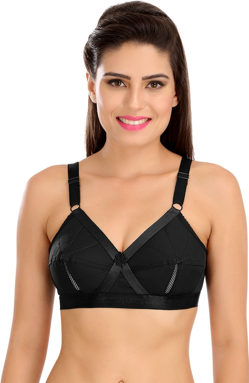 Image of SONA Women's Perfecto Cotton Full Coverage Non Padded Bra Women Everyday Non Padded Bra